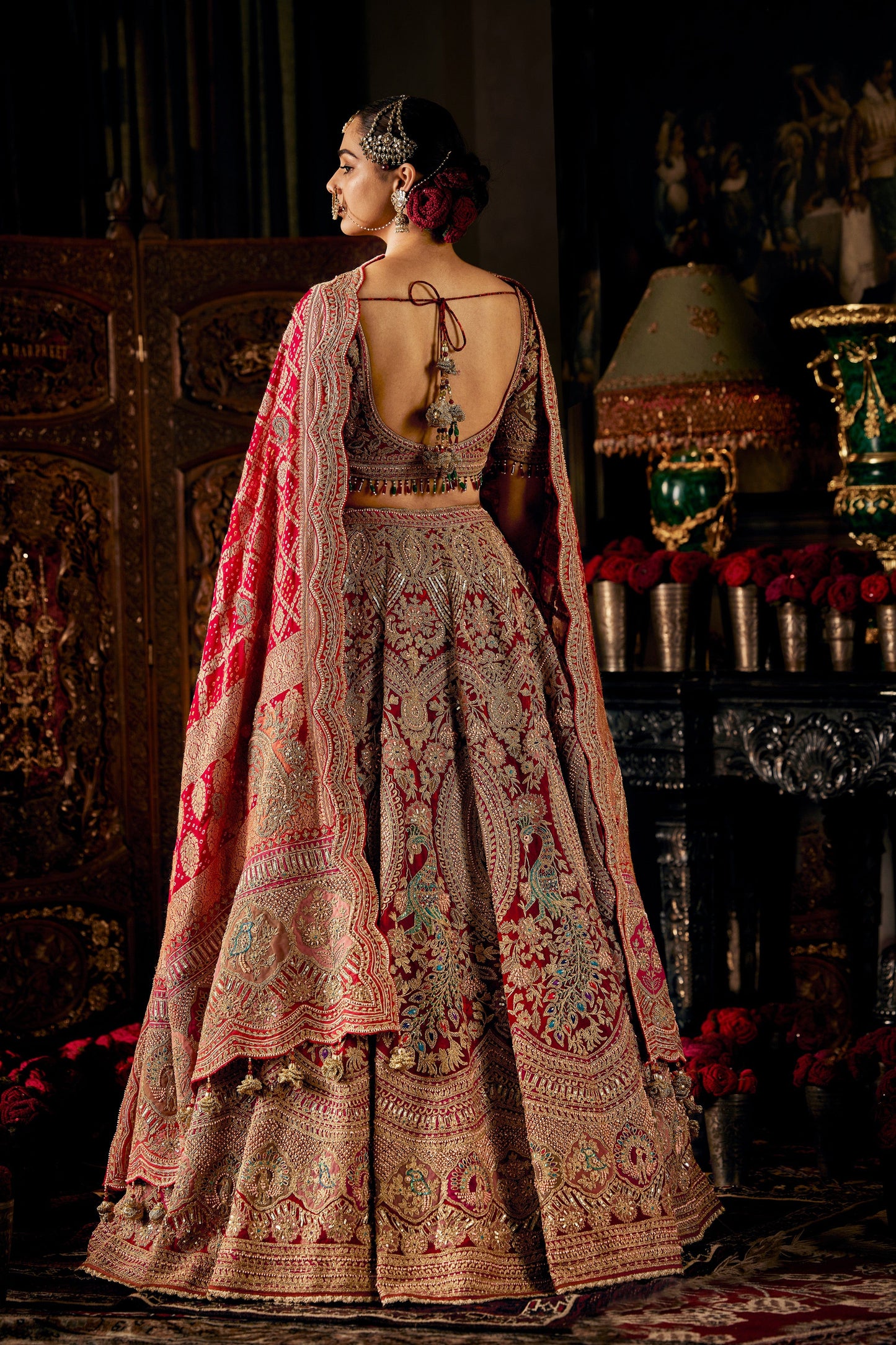 Berry Red Lehenga