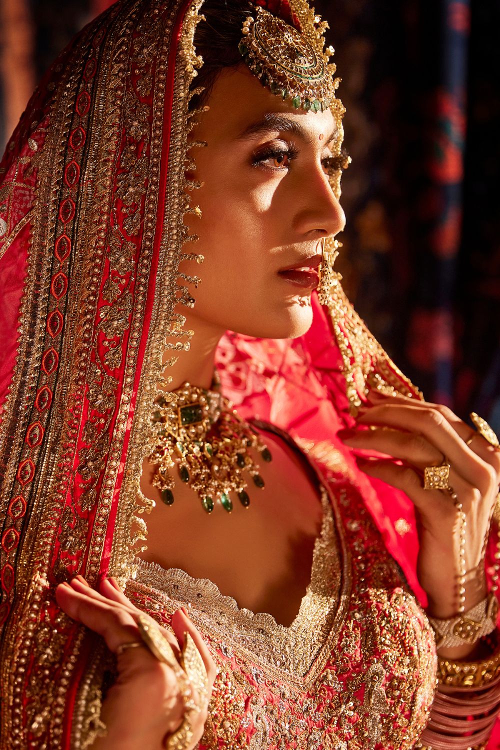 Rani Pink Sucha Gota Lehenga Set