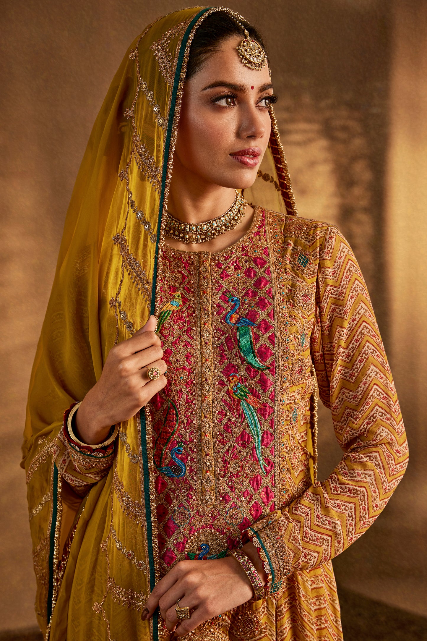 Warm Mustard Kurta Set