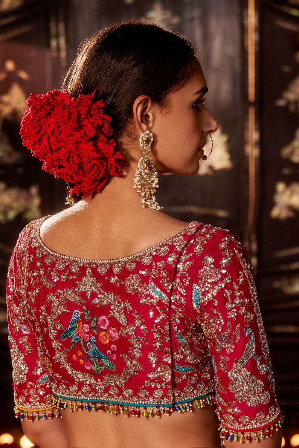 Pomegranate Cyprus Lehenga Set