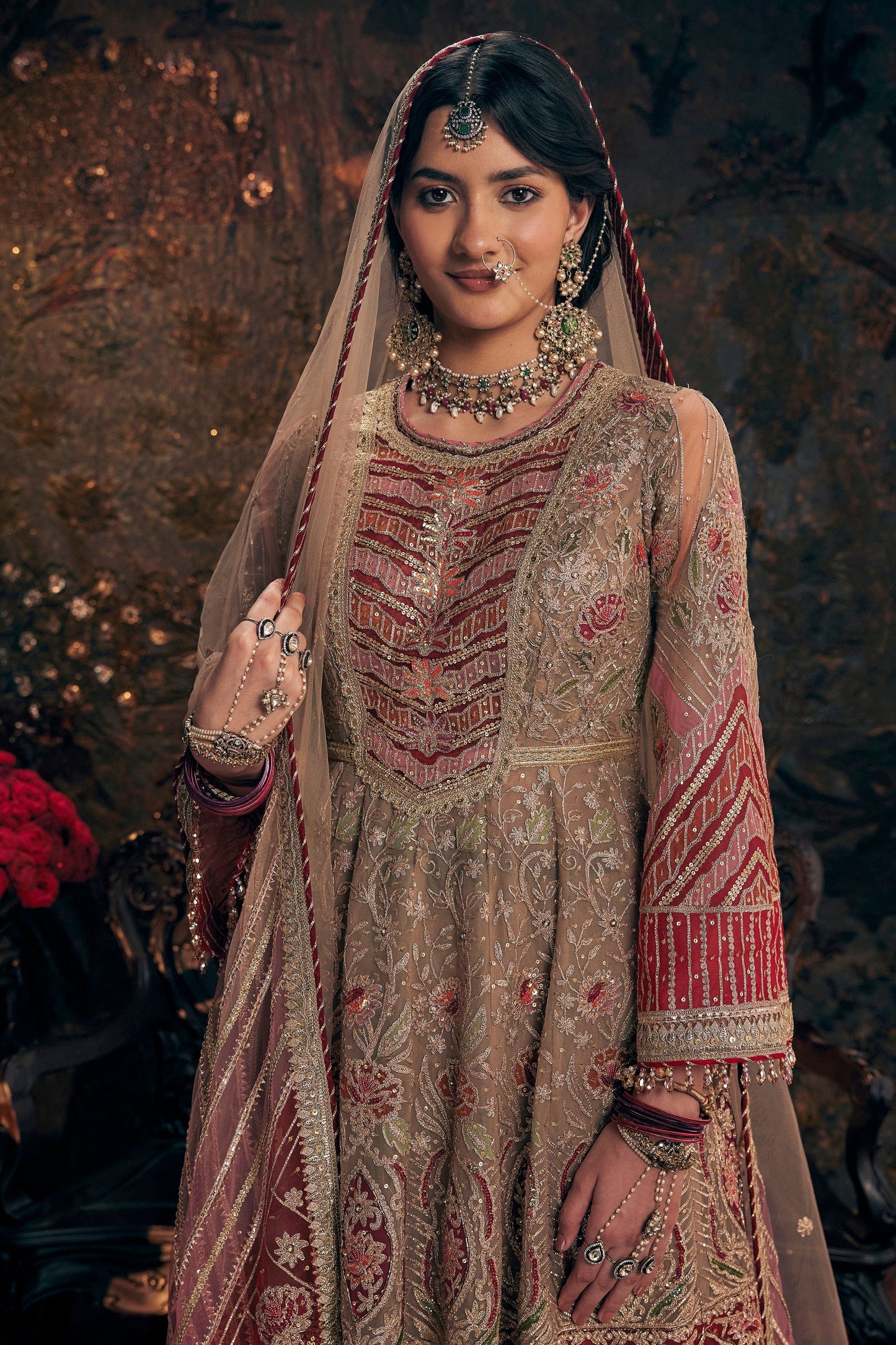 Earthy Taupe Sharara Set