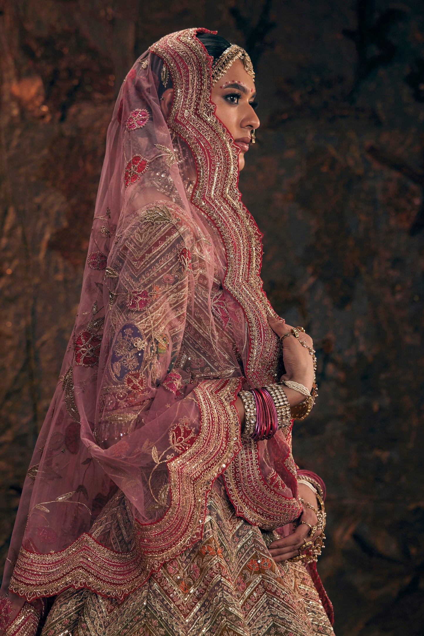 Earthy Pink Lehenga Set