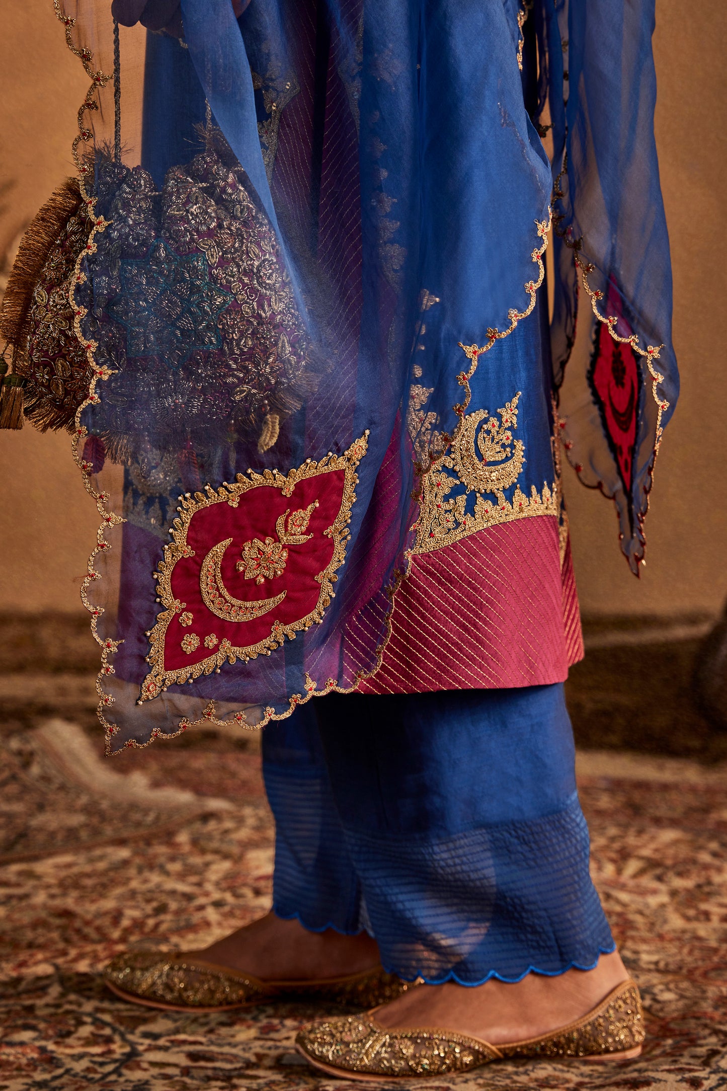 Deep Blue Kurta Set