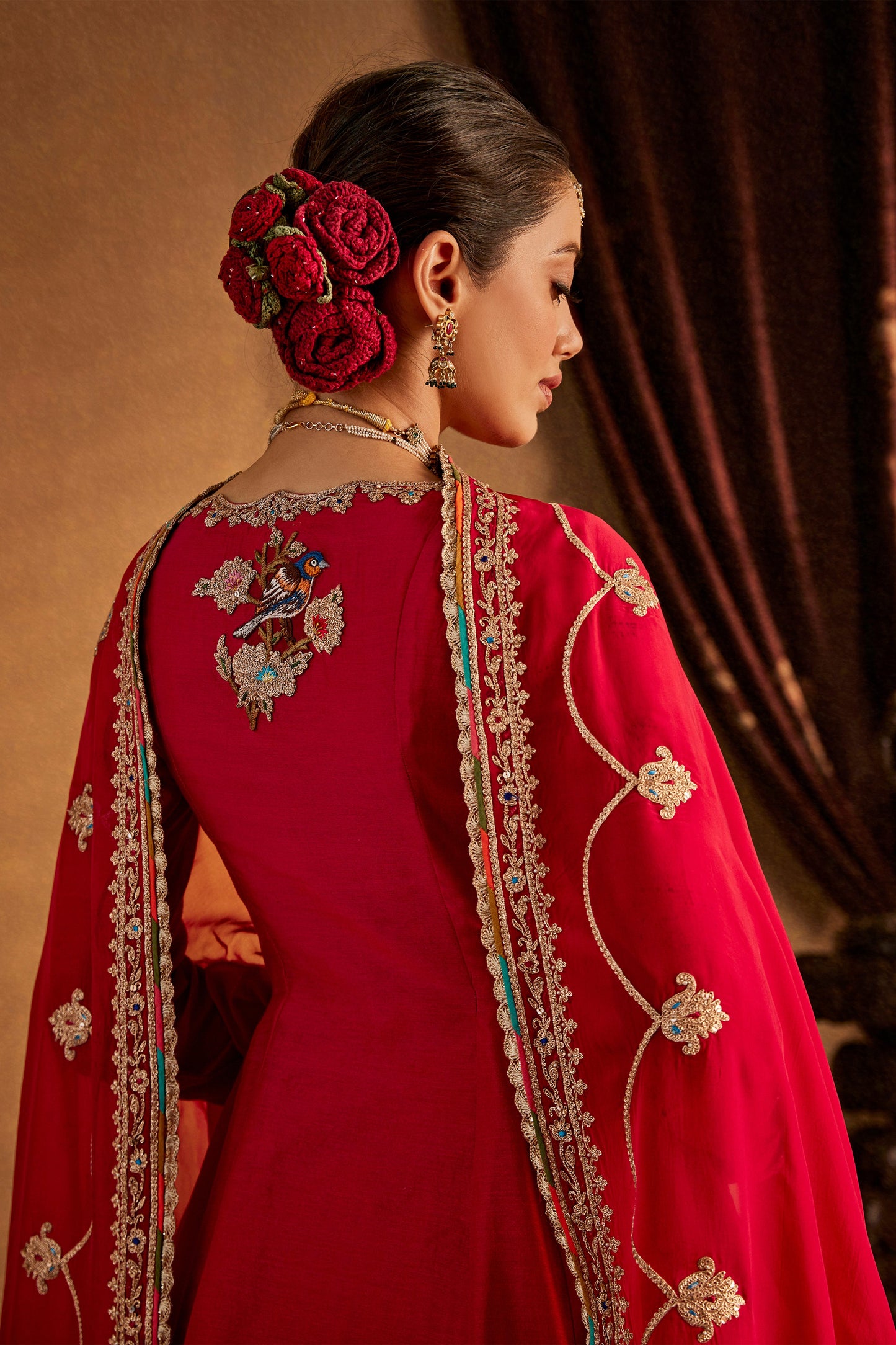 Rani Pink Avian Sharara Set