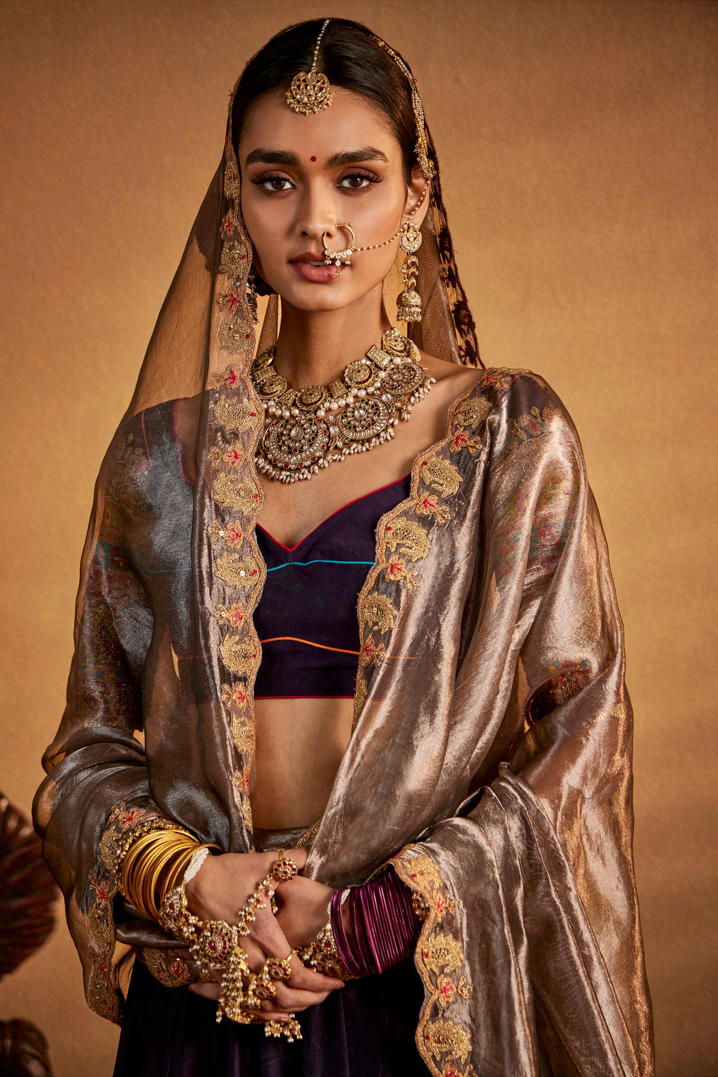 Deep Purple Lehenga
