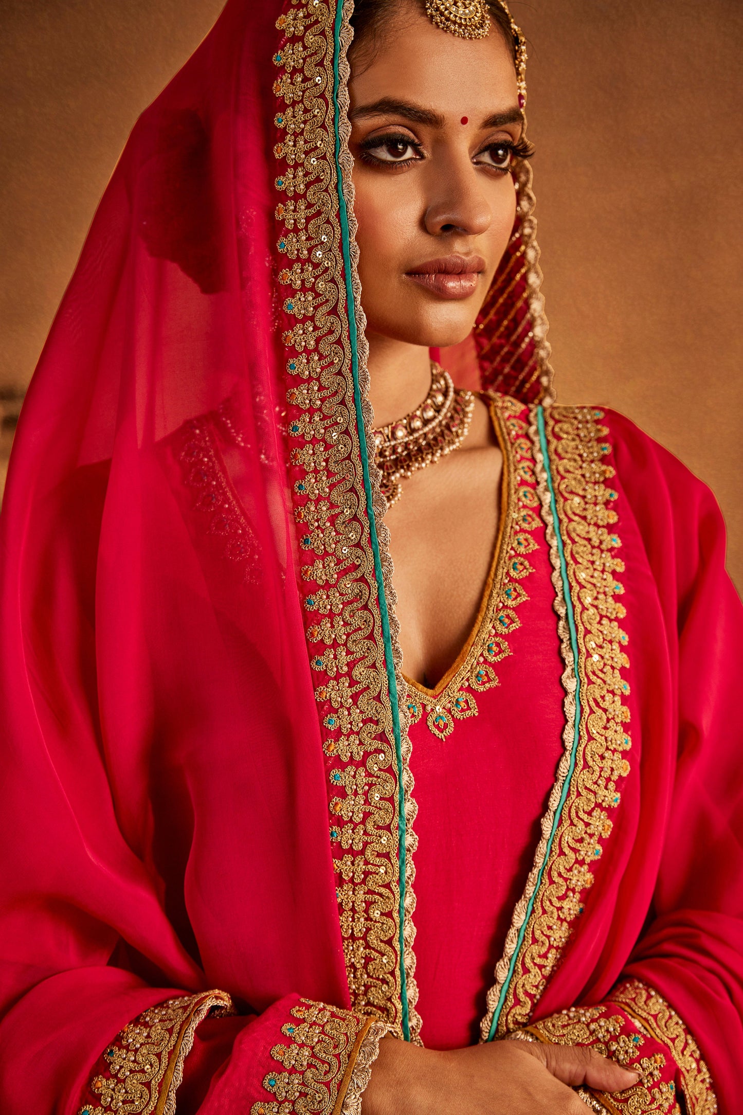 Rani Pink Kurta Set