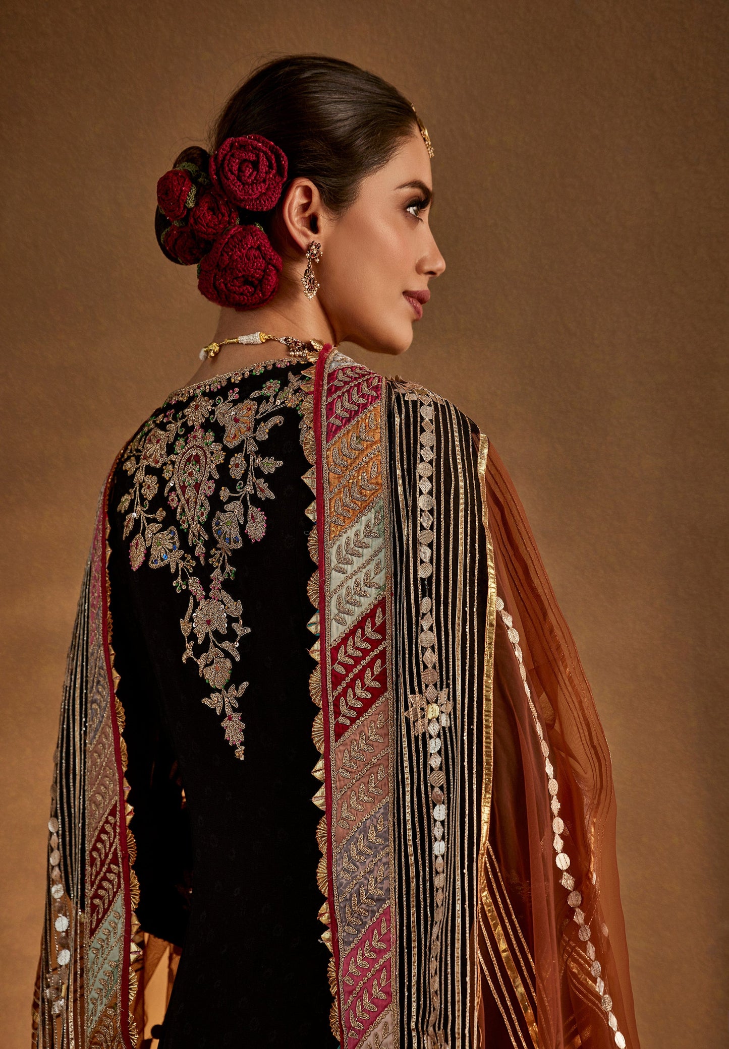 Inky Black Kurta-Sharara Set