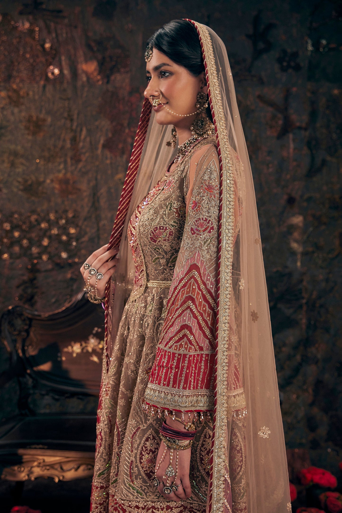 Earthy Taupe Sharara Set