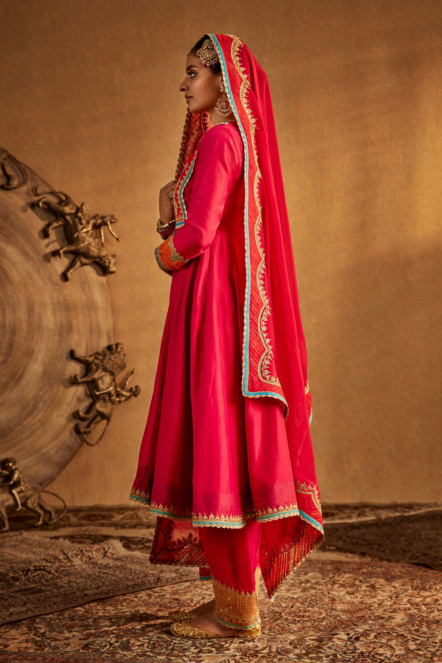 Rani Pink Kalidar Set