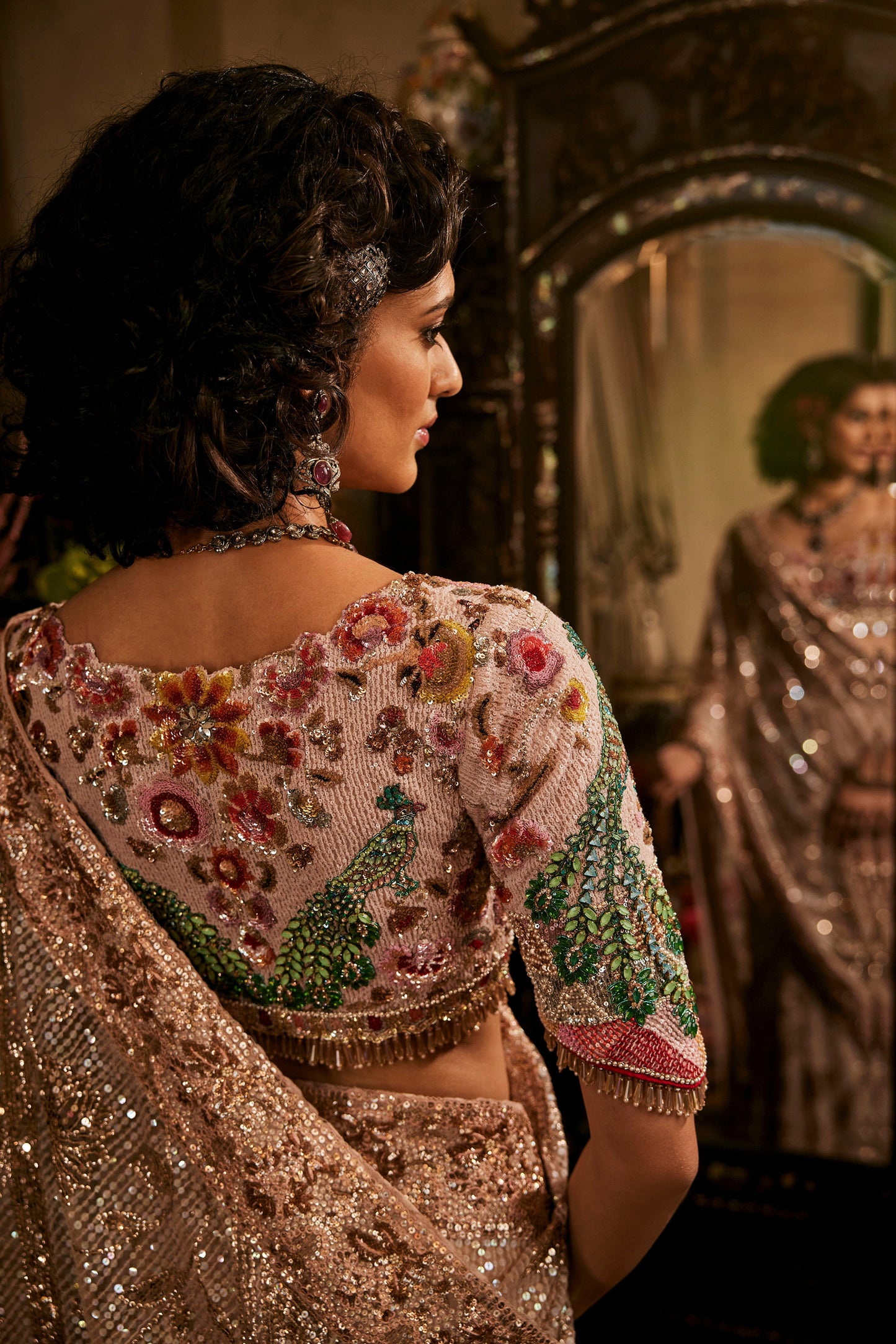 Ashes Of Rose Saree