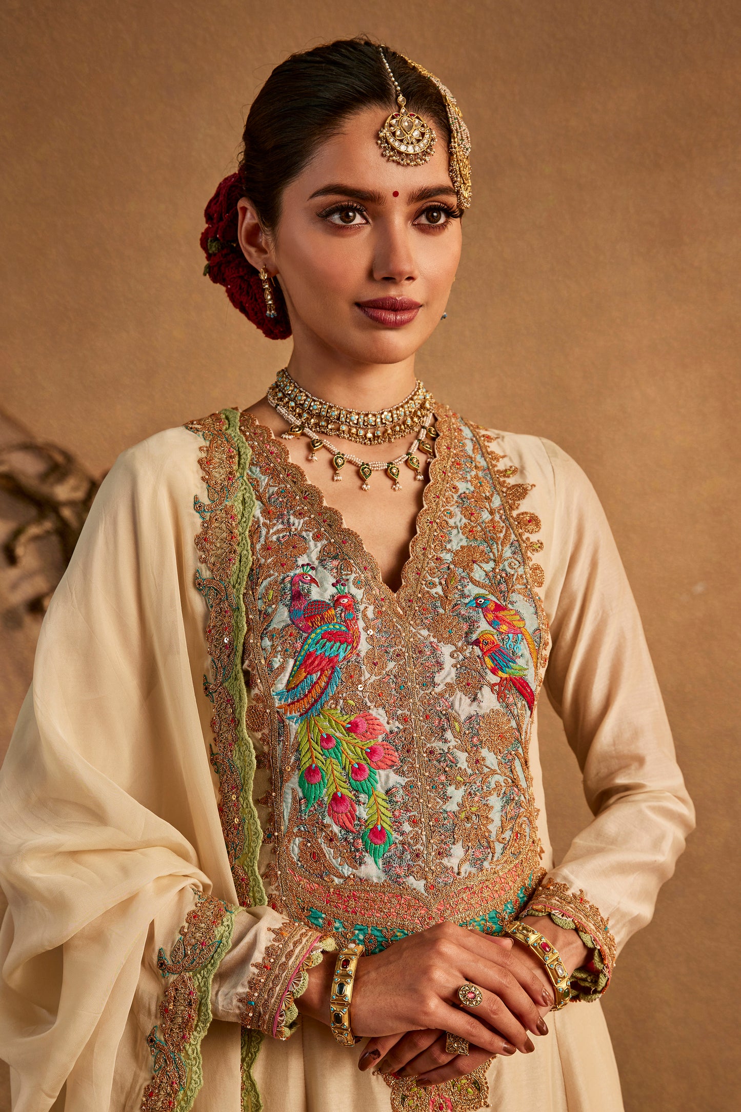 Soft Fawn Kurta Set