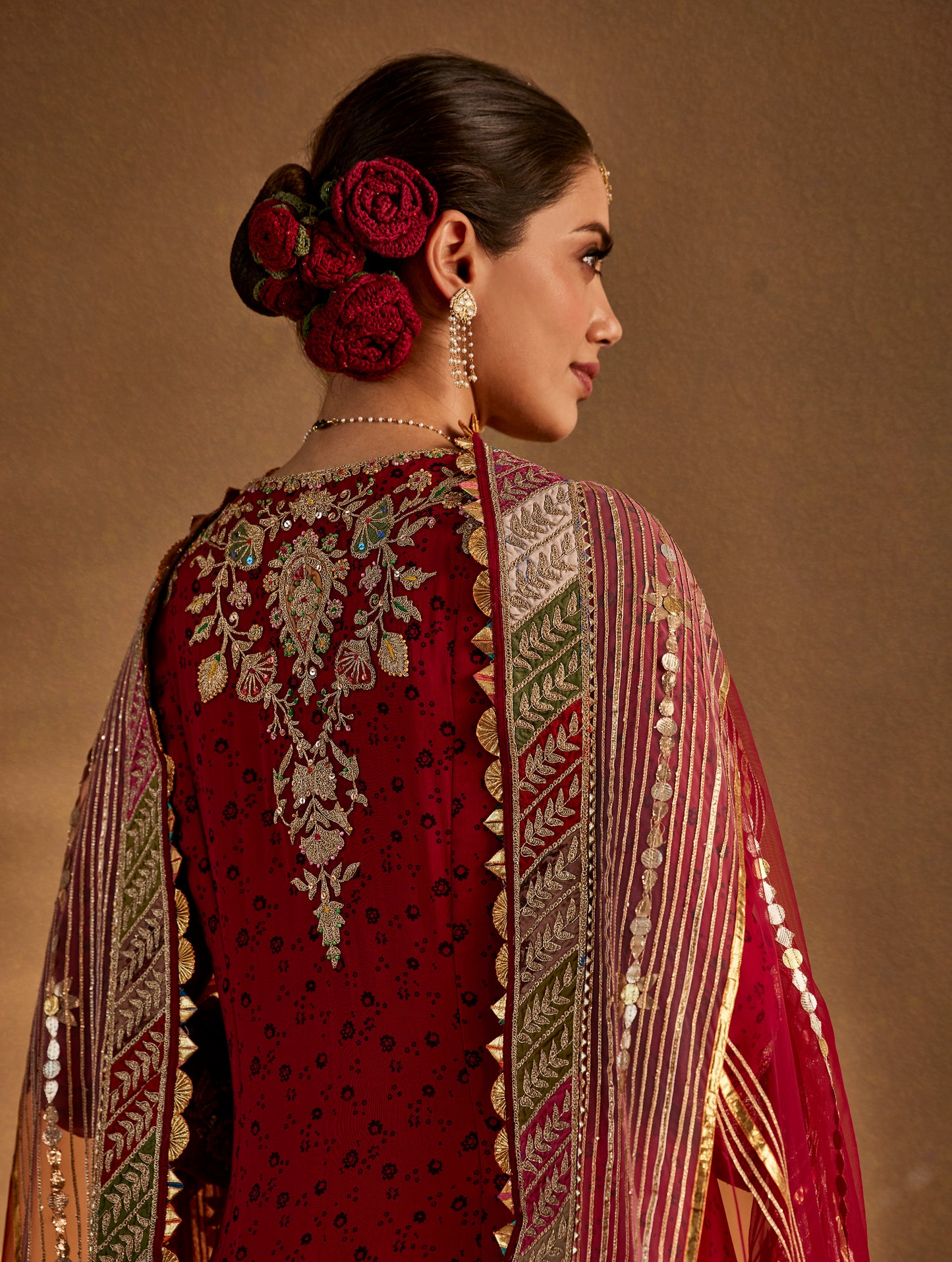 Earthy Maroon Kurta-Sharara Set