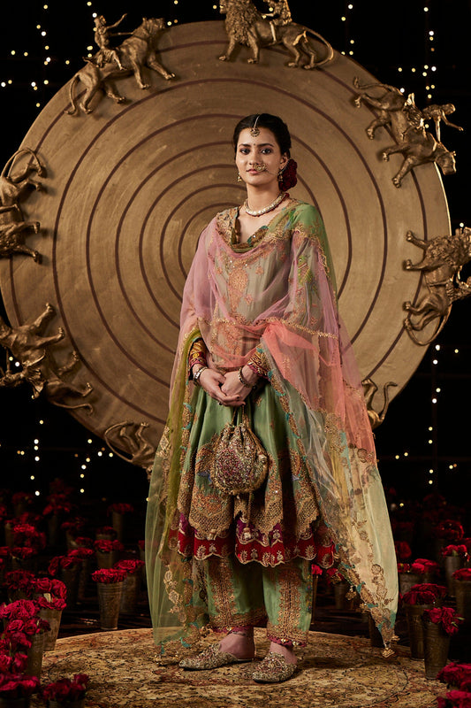 Pistachio Green Kalidar Set