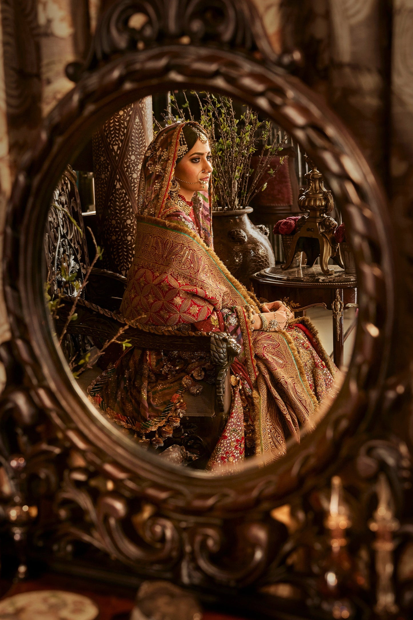Aubergine Kurti-Sharara