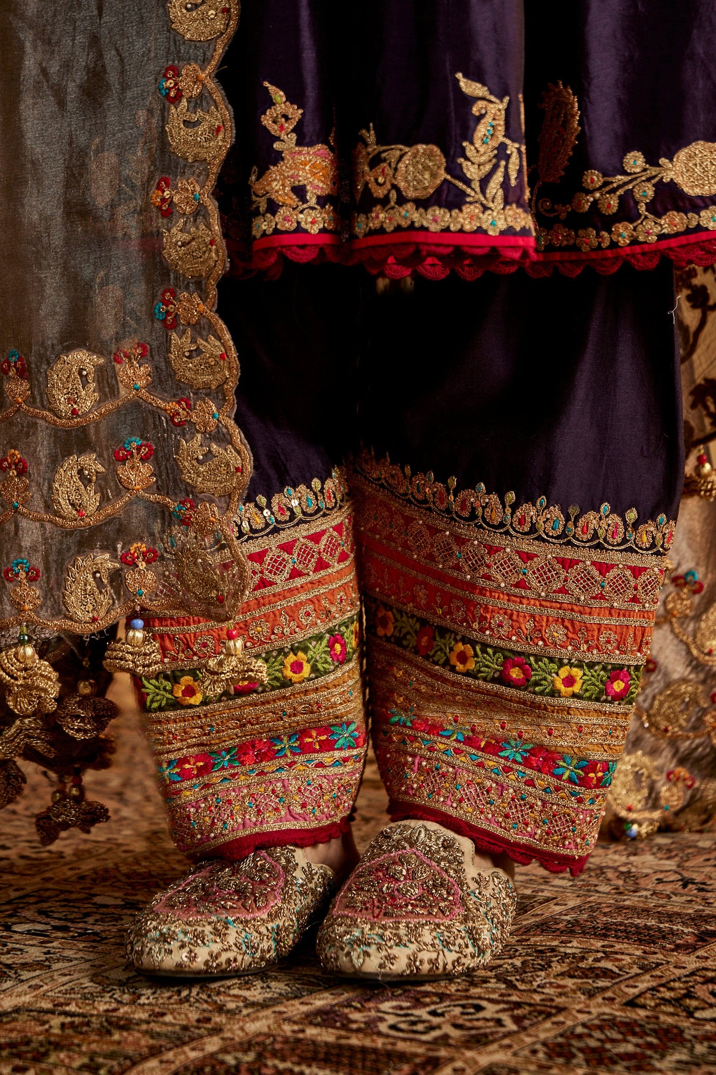 Deep Purple Kurta Set