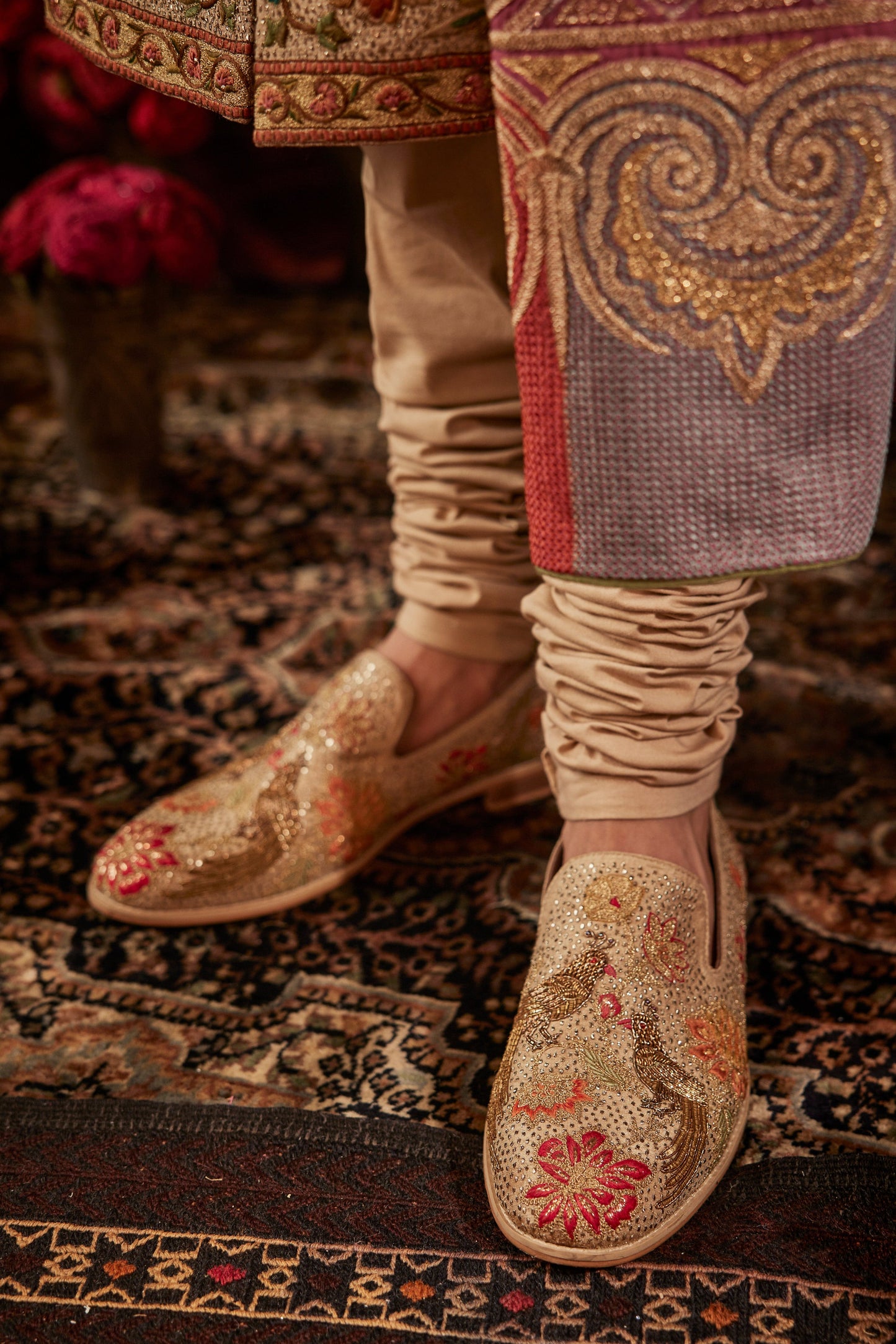 Mughal-Esque Silk Sherwani