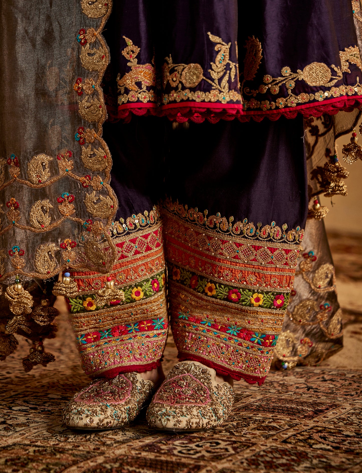 Deep Purple Kurta Set