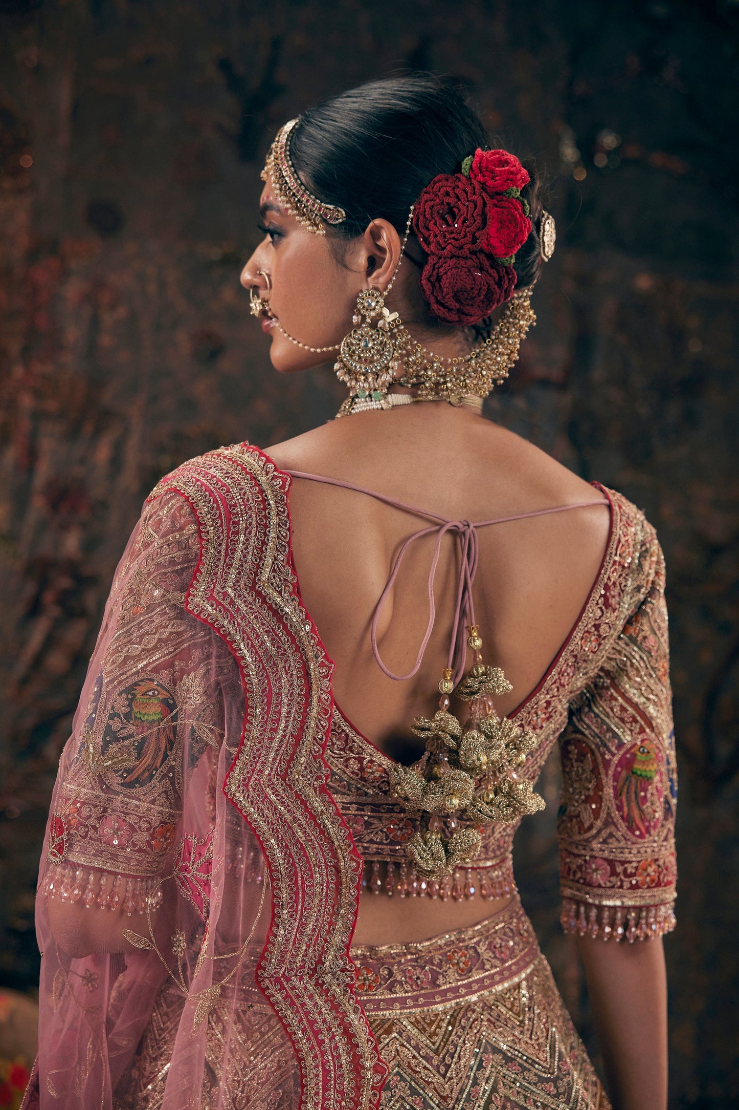 Earthy Pink Lehenga Set
