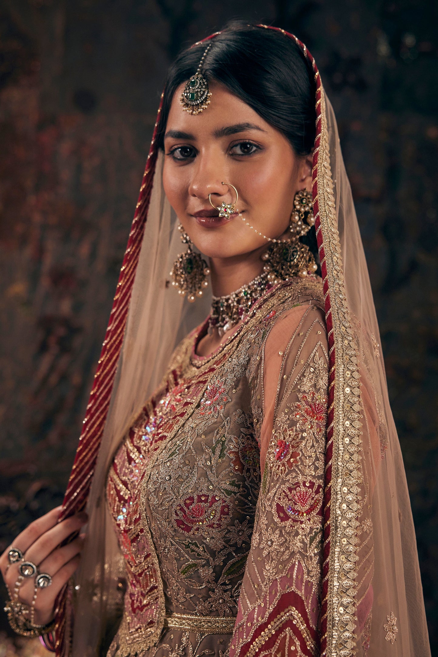 Earthy Taupe Sharara Set