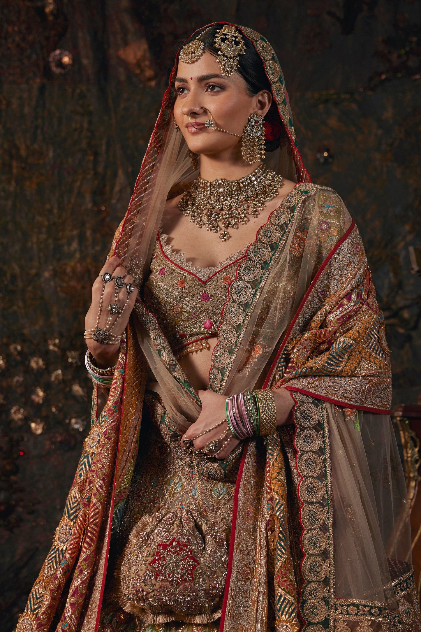 Taupe Lehenga