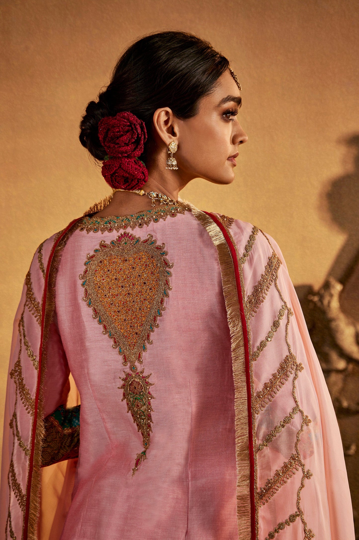 Soft Pink Sharara Set