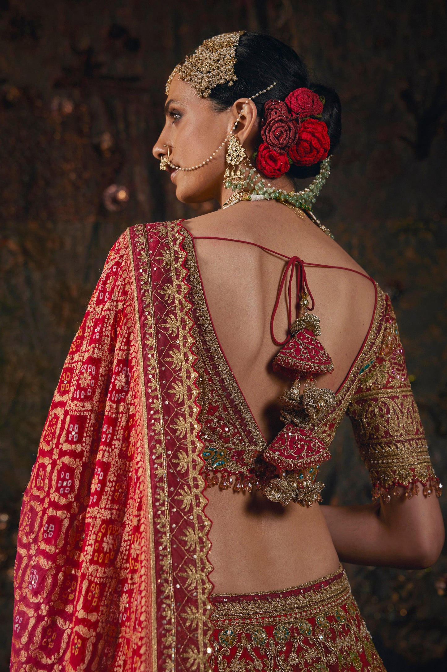 Scarlet Red Lehenga
