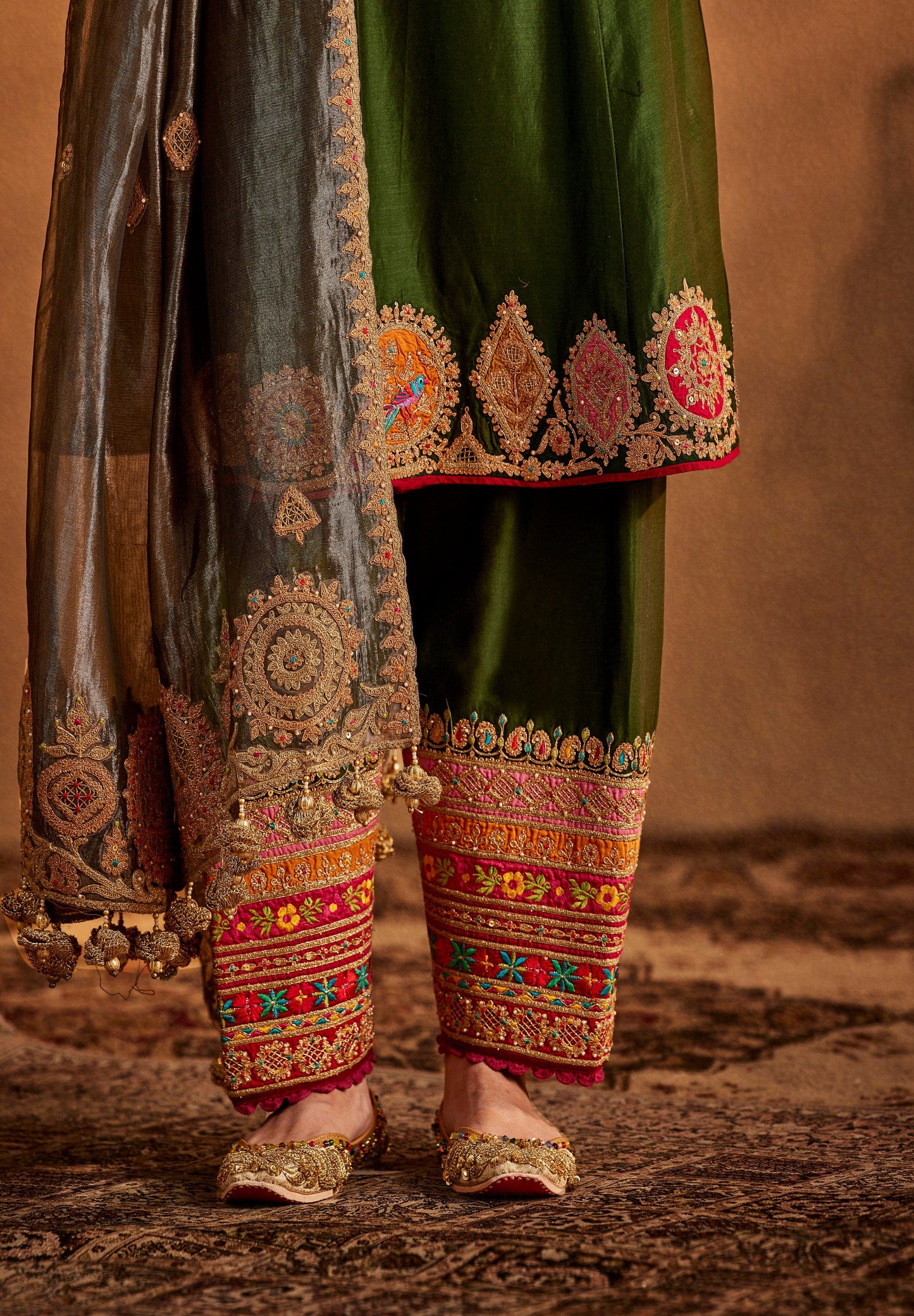 Deep Green Kurta Set
