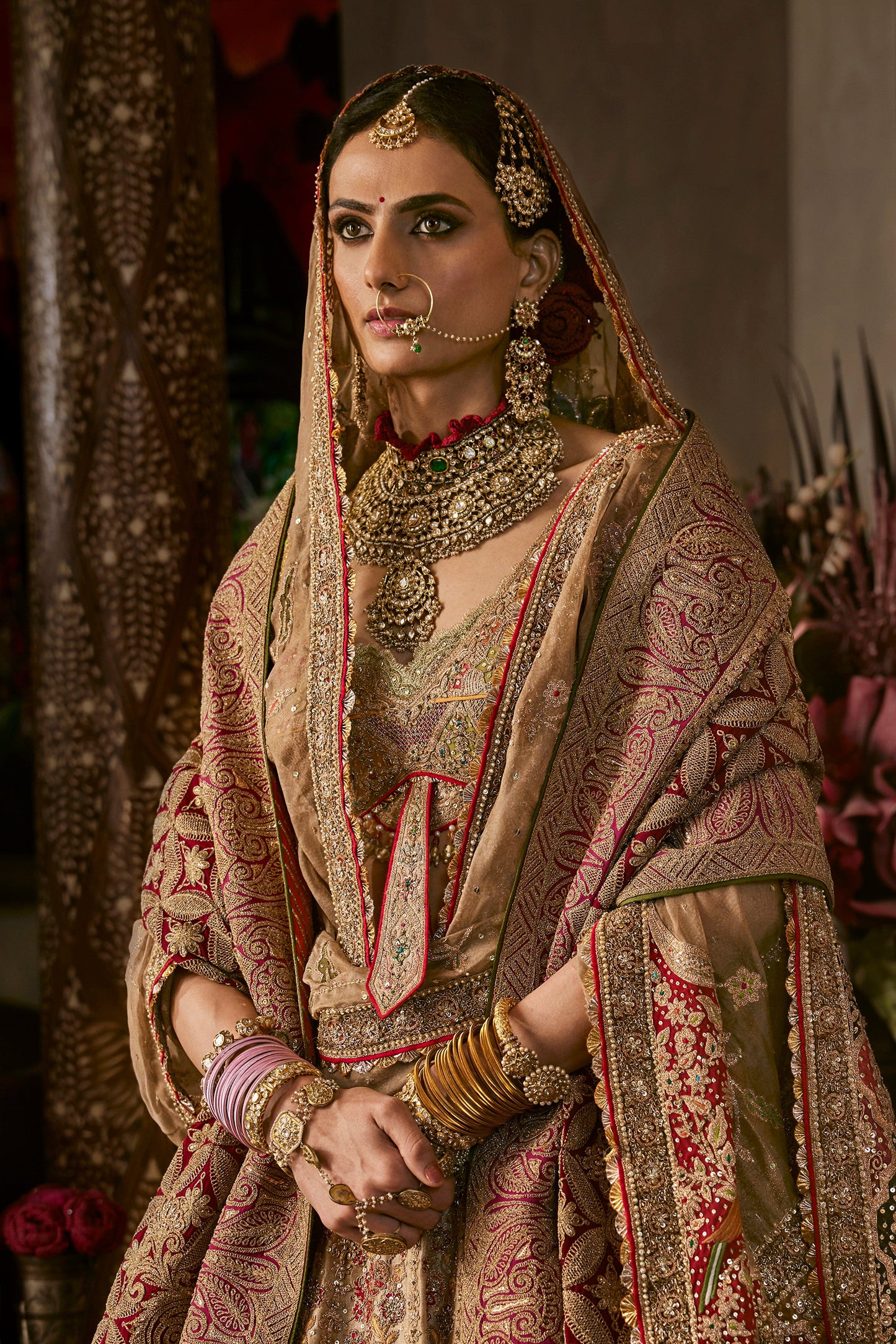 Earthy Gold Lehenga
