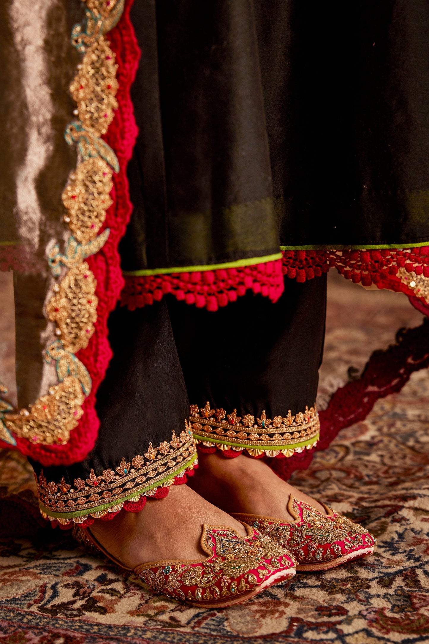 Inky Black Kurta Set