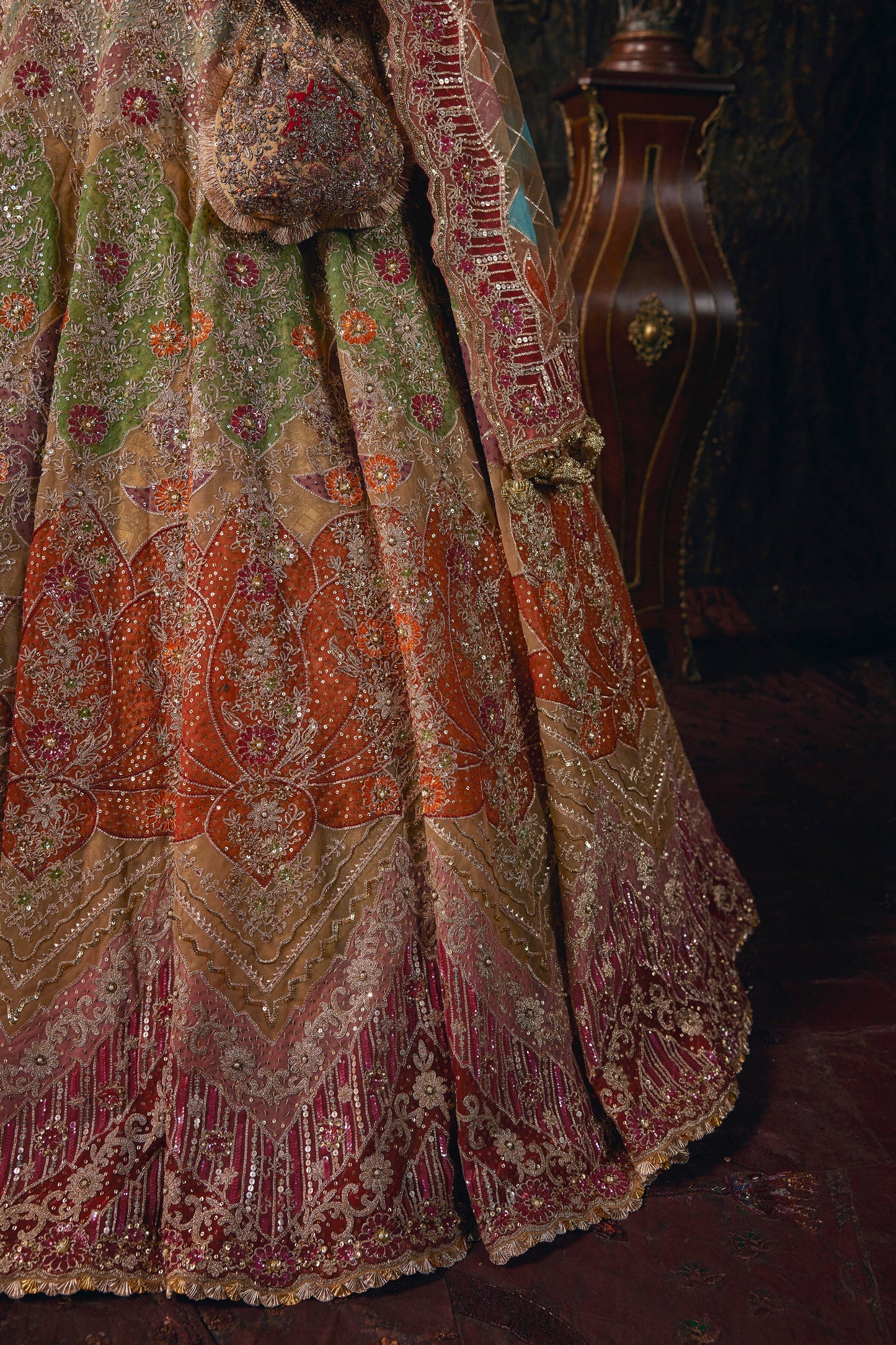 A Gold Hued Lehenga