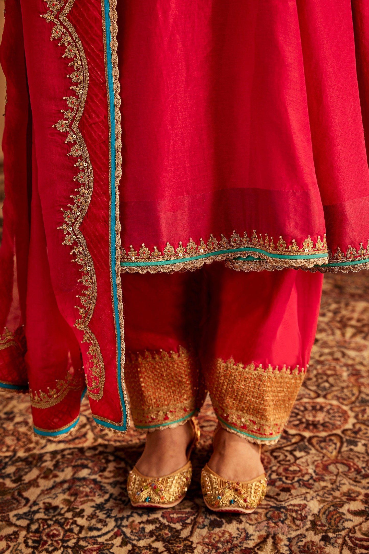 Rani Pink Kalidar Set
