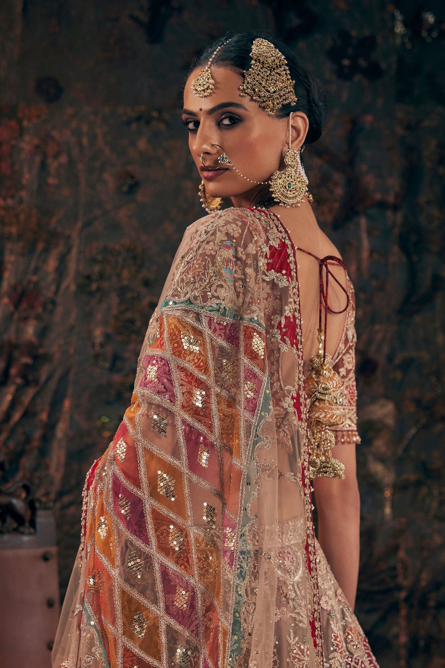 A Rose Beige Lehenga