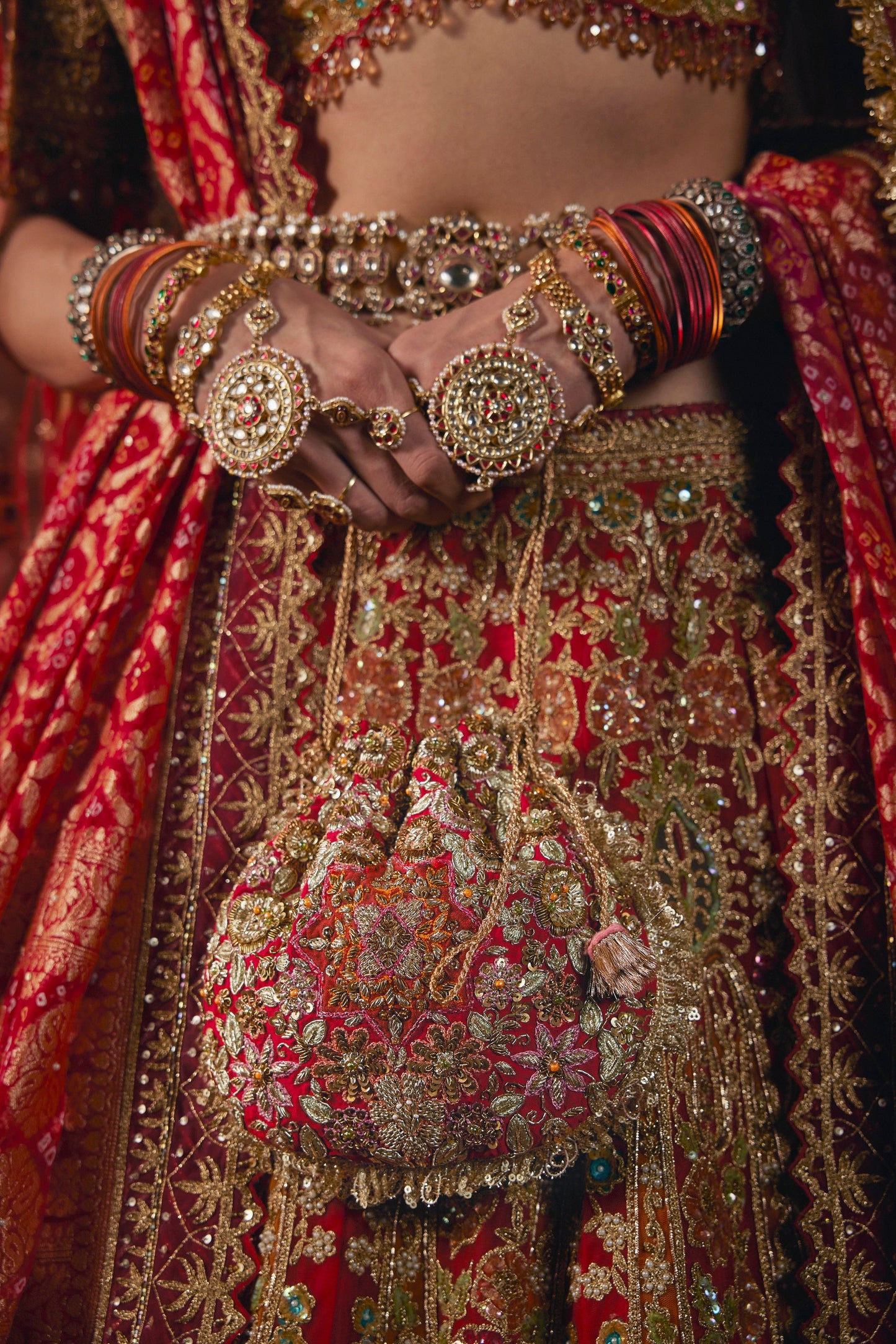 Scarlet Red Lehenga