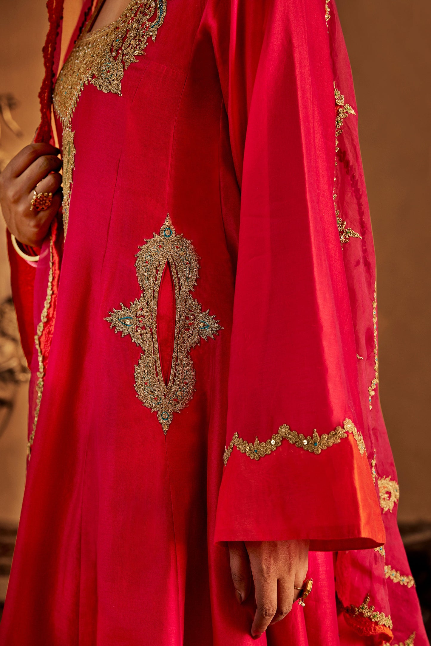 Rani Pink Sharara Set