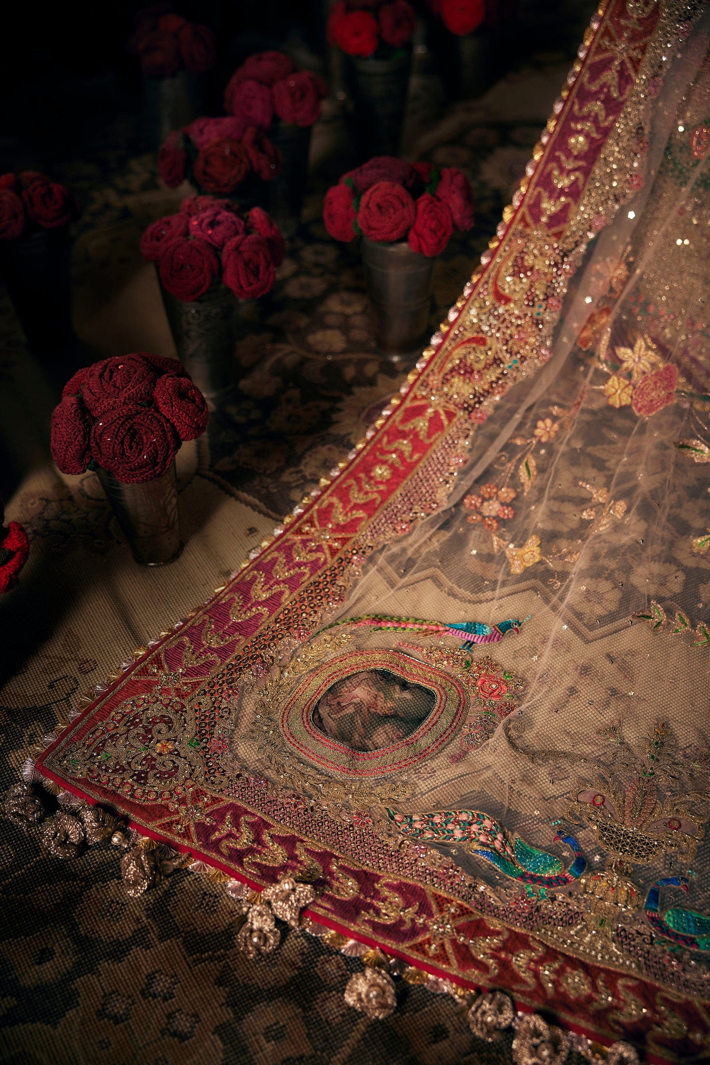 Pale Peach Hued Lehenga