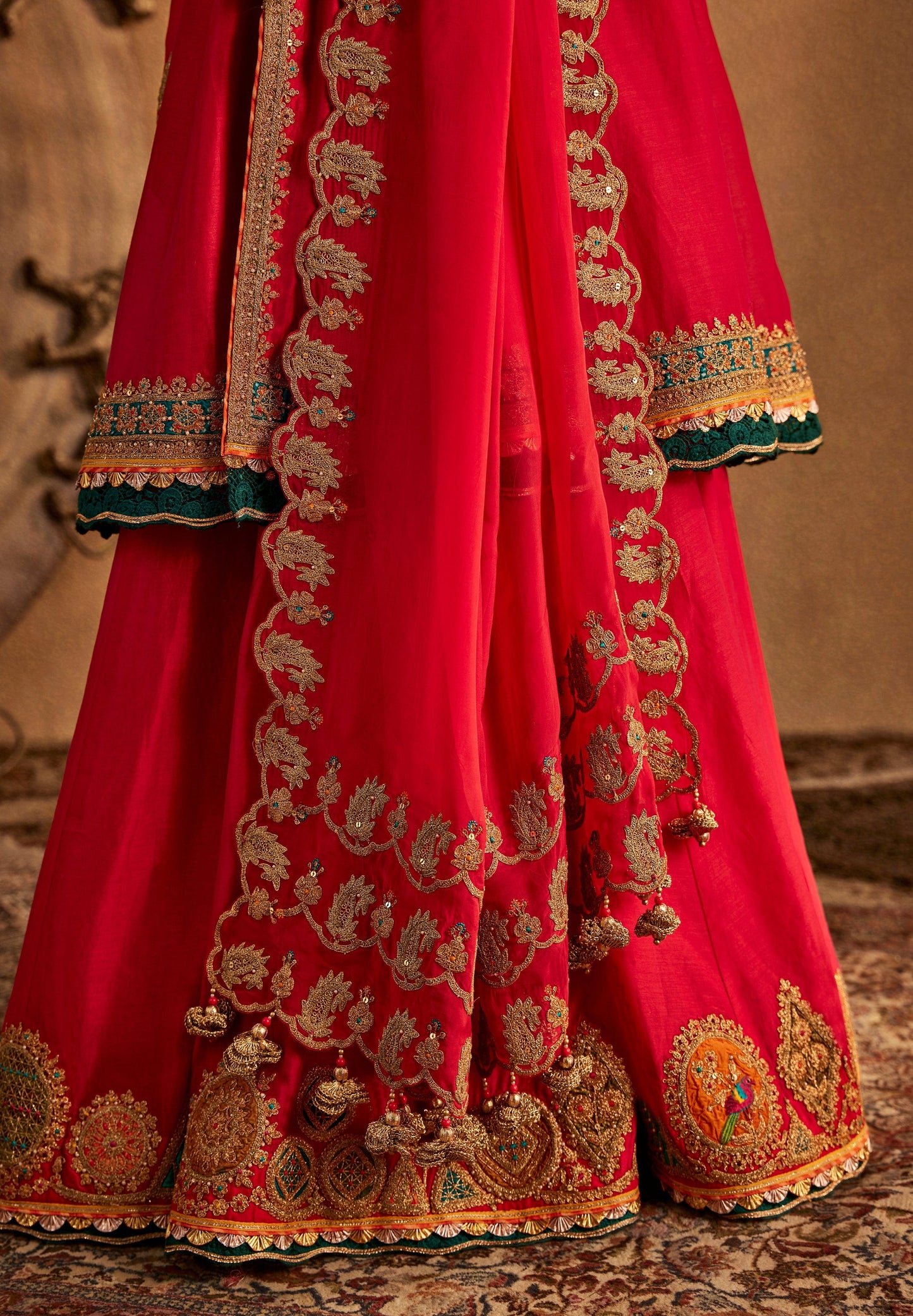 Deep Pink Kurta-Sharara Set