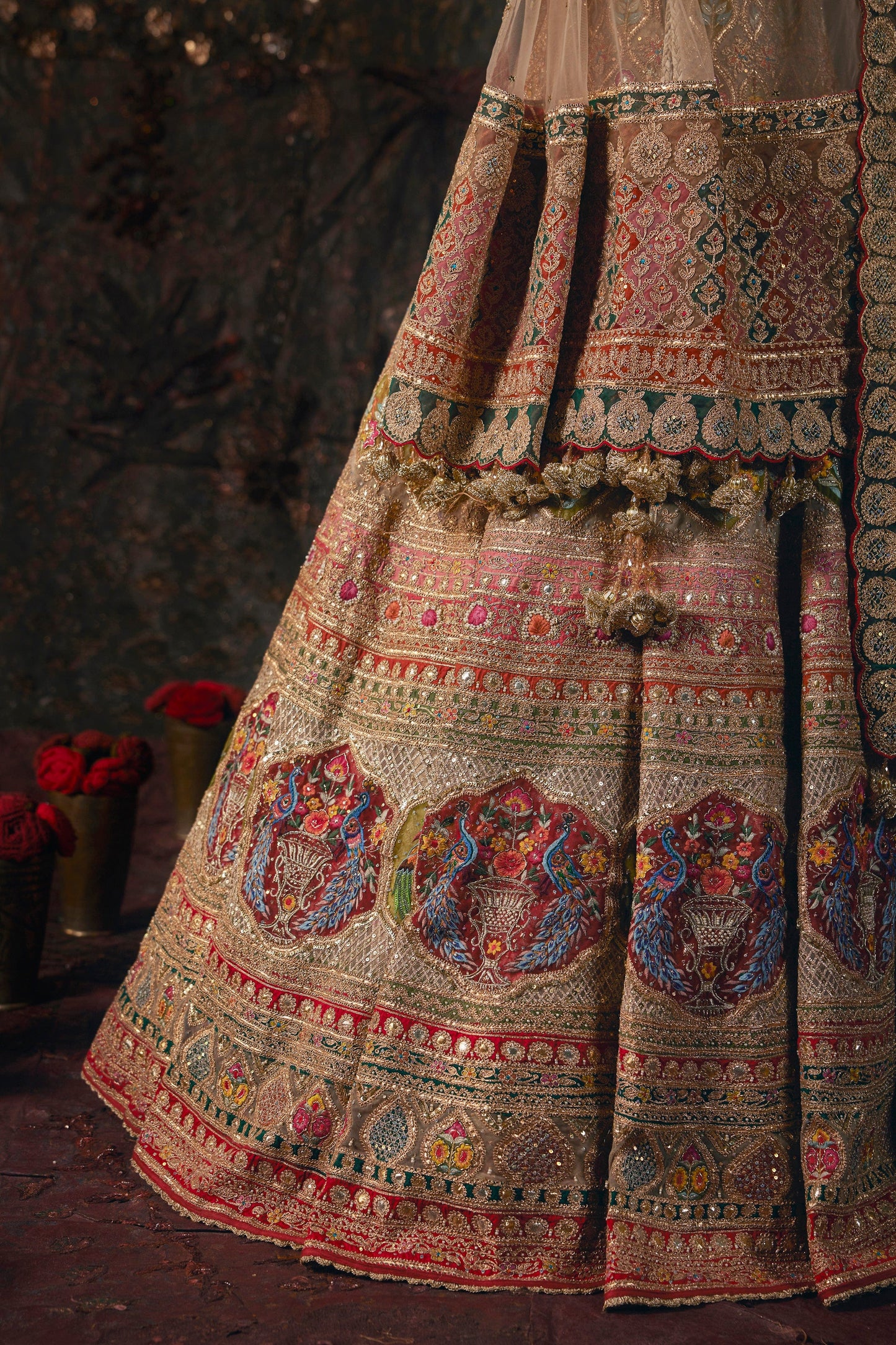 Taupe Lehenga