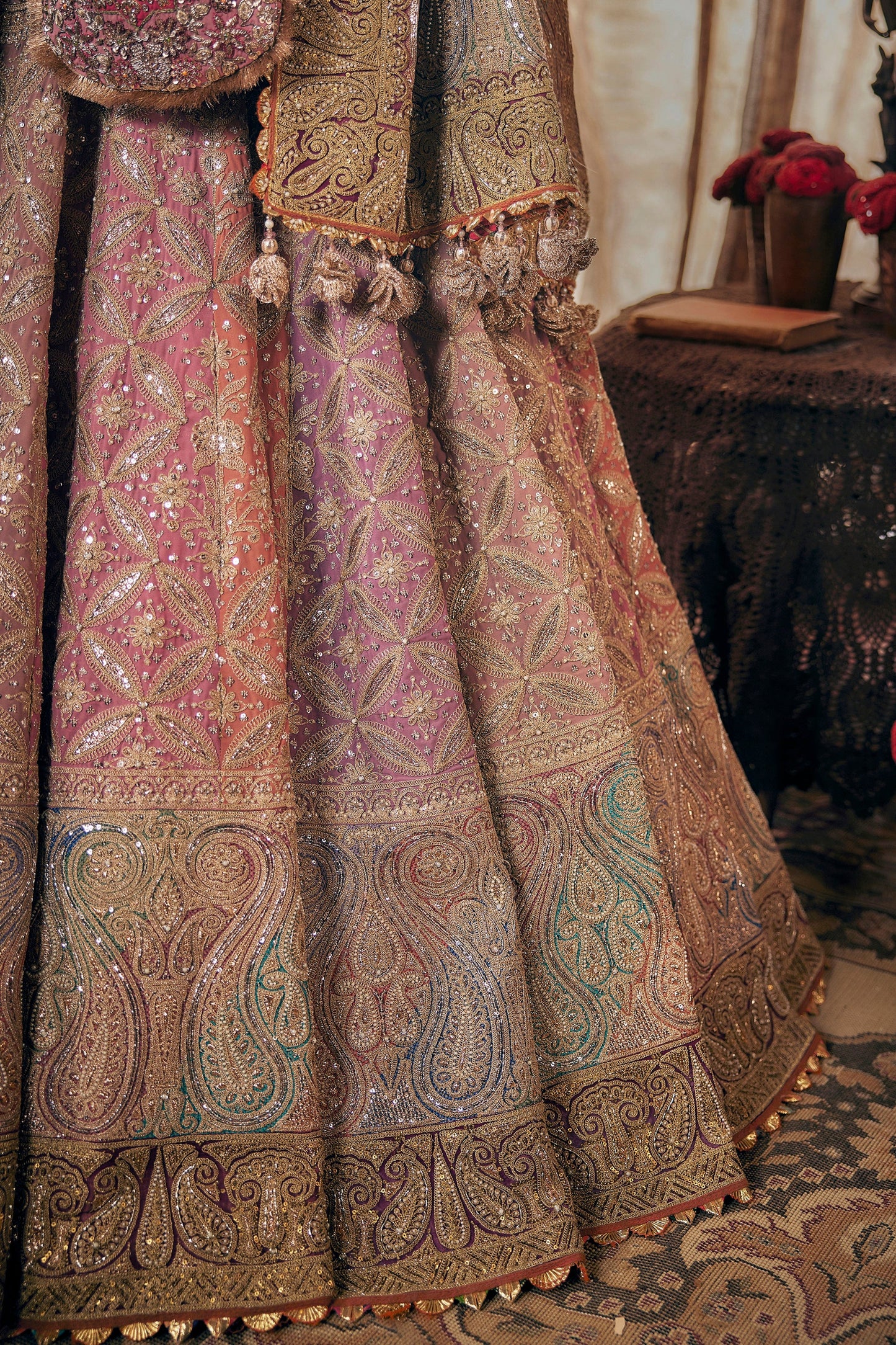 Earthy Toned Multi-Hued Lehenga