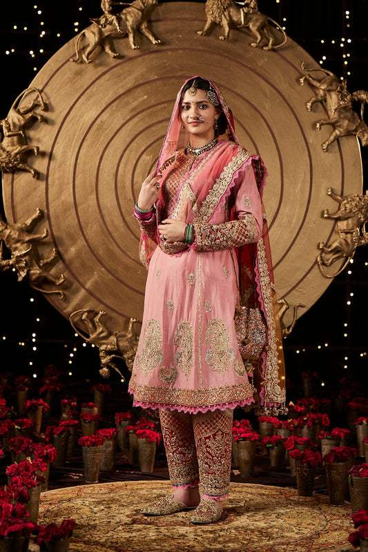 Carnation Pink Kalidar Set