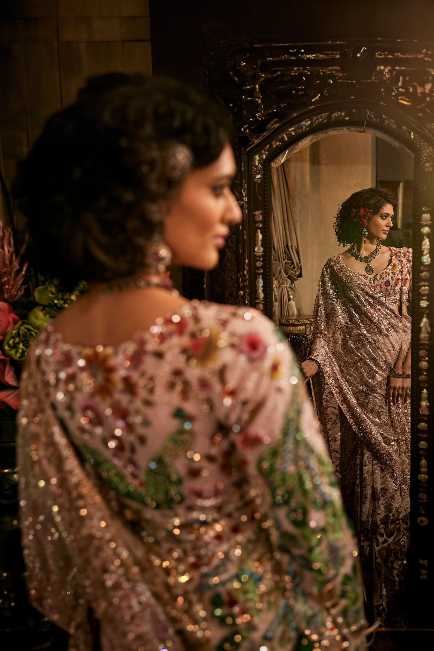 Ashes Of Rose Saree