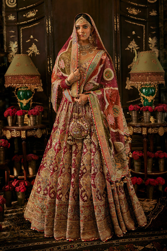 Ruby Miniature Art Lehenga