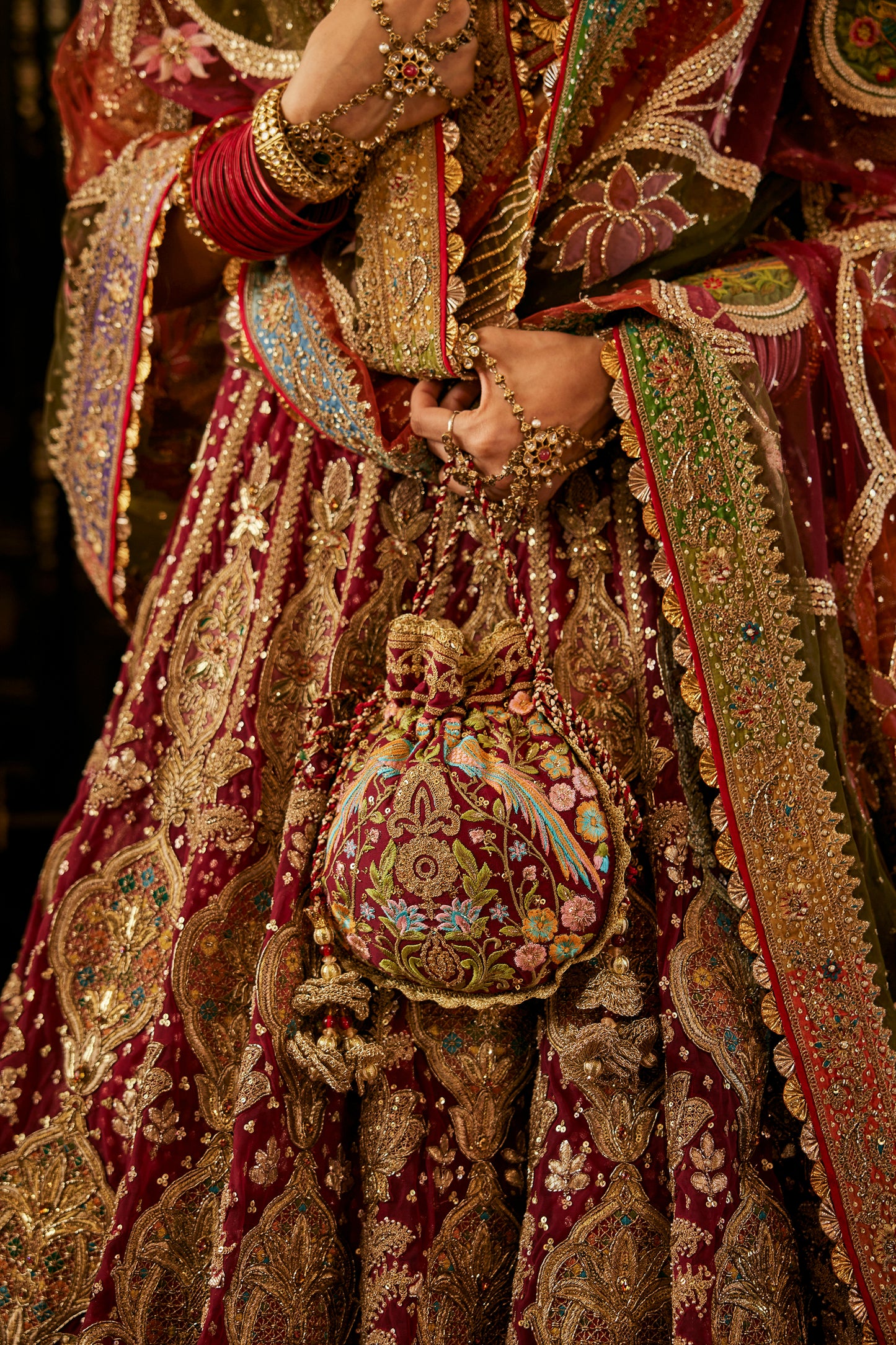 Ruby Miniature Art Lehenga