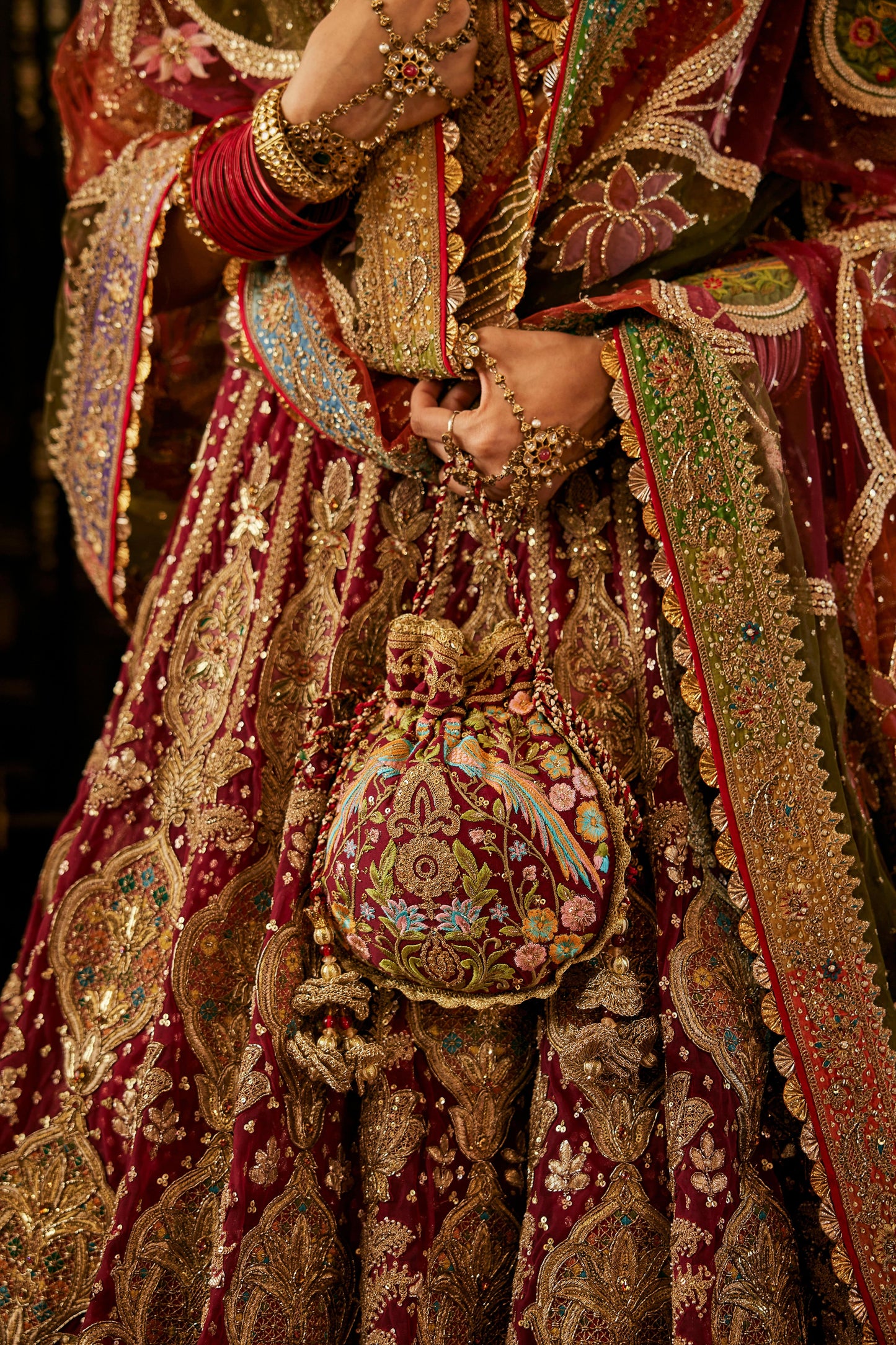 Ruby Miniature Art Lehenga
