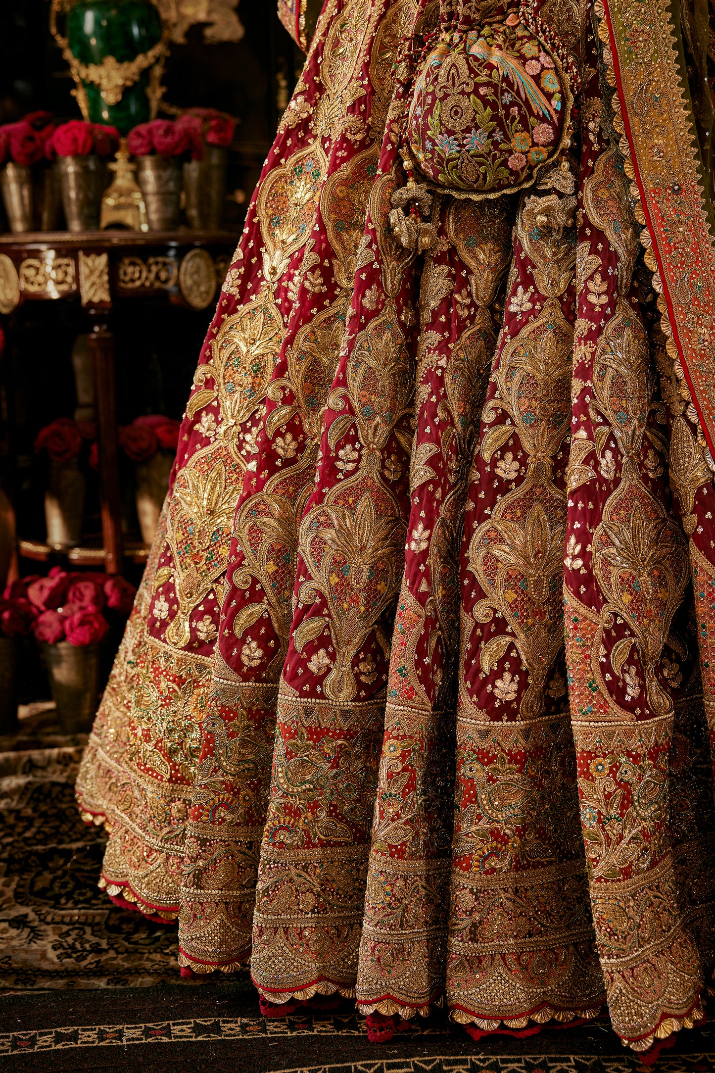 Ruby Miniature Art Lehenga