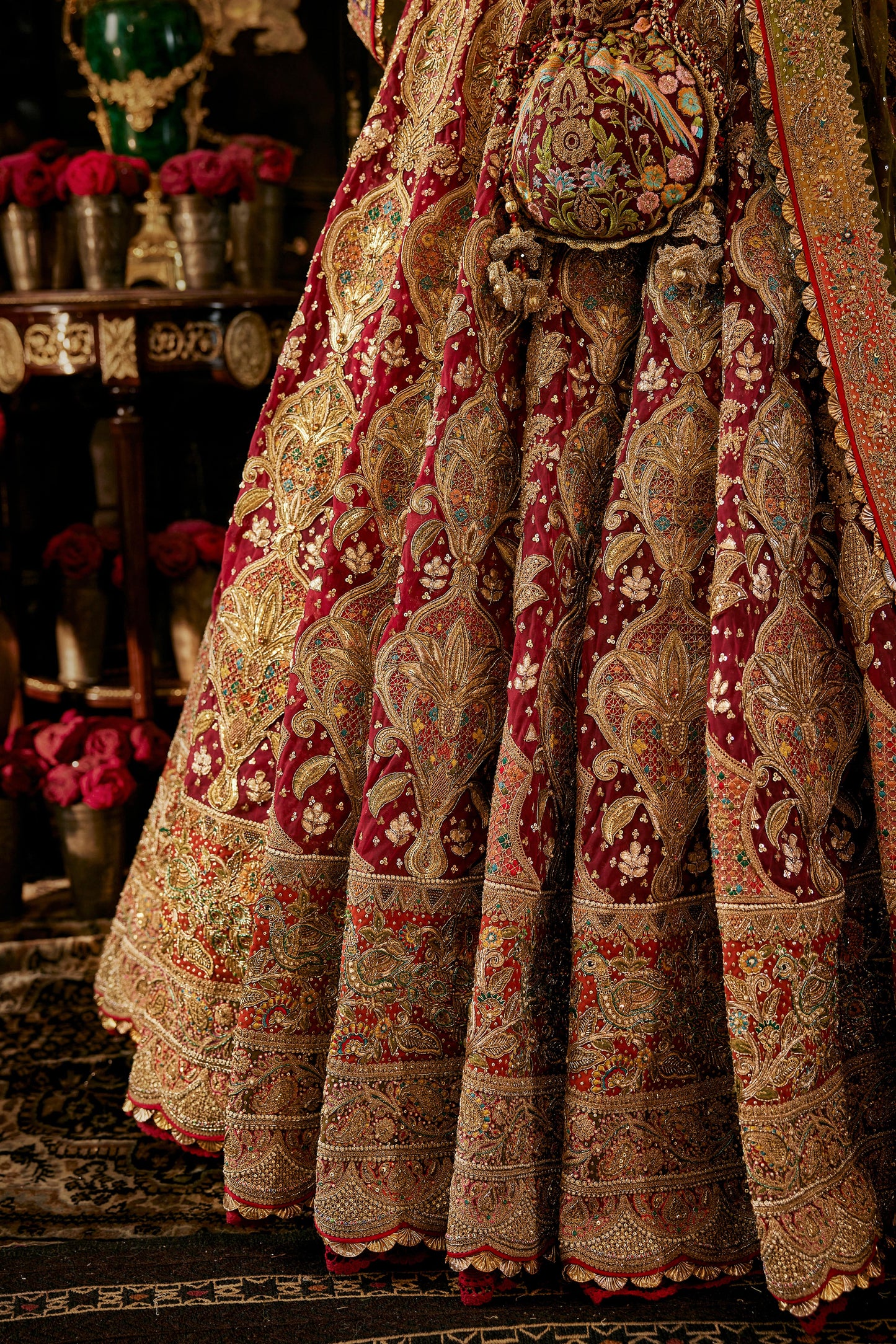 Ruby Miniature Art Lehenga