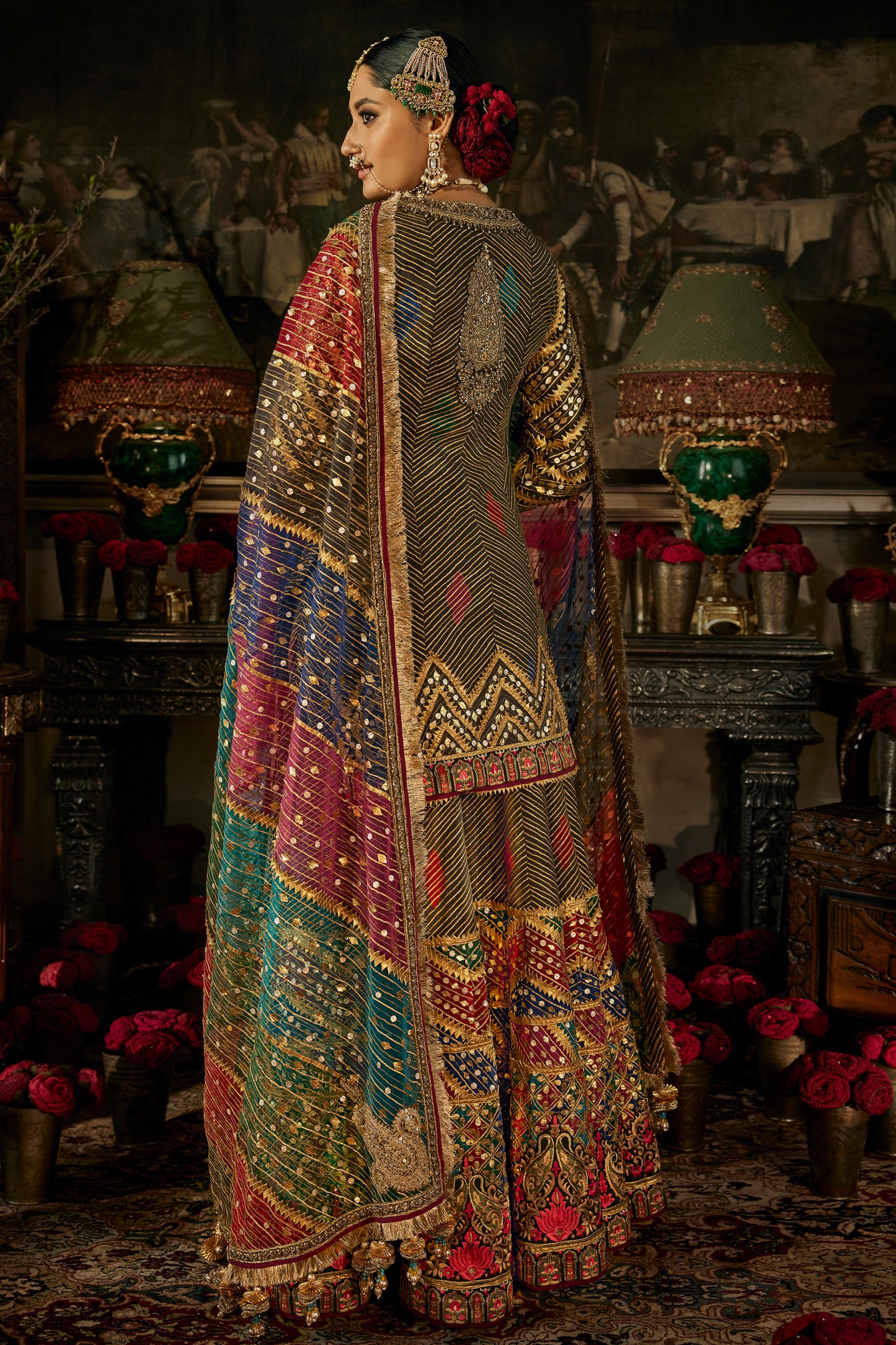 Charcoal Grey GotaSharara