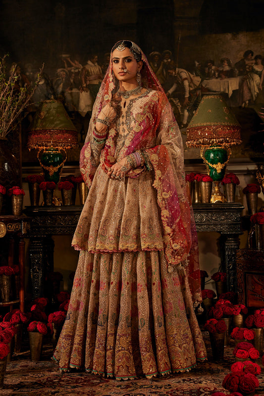 Pale Pink Kalidar Sharara