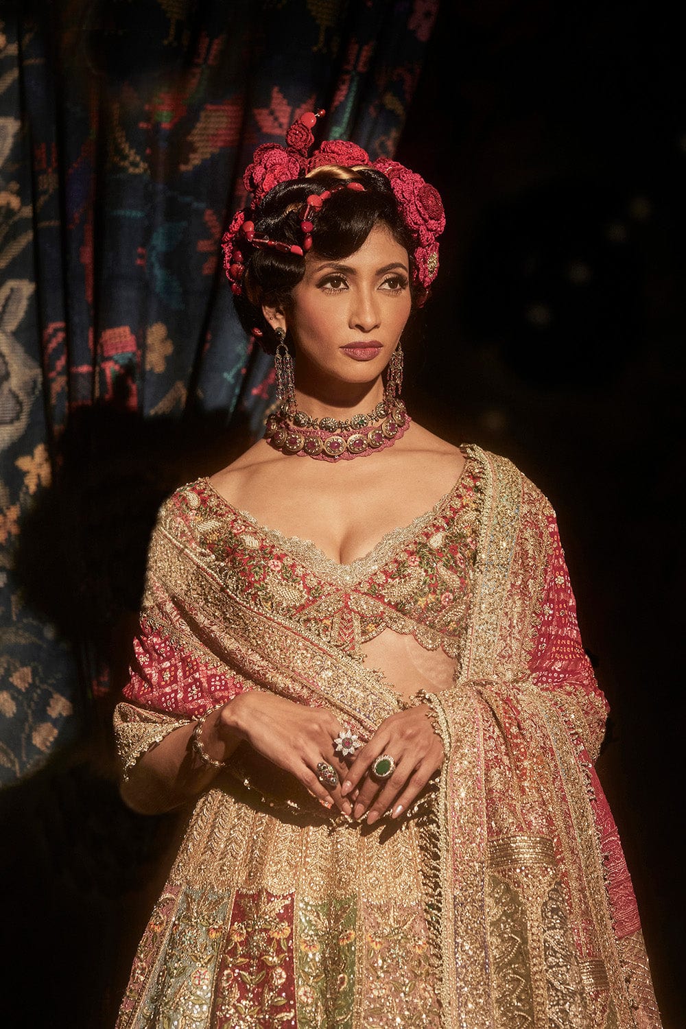Multicolour Lehenga Set
