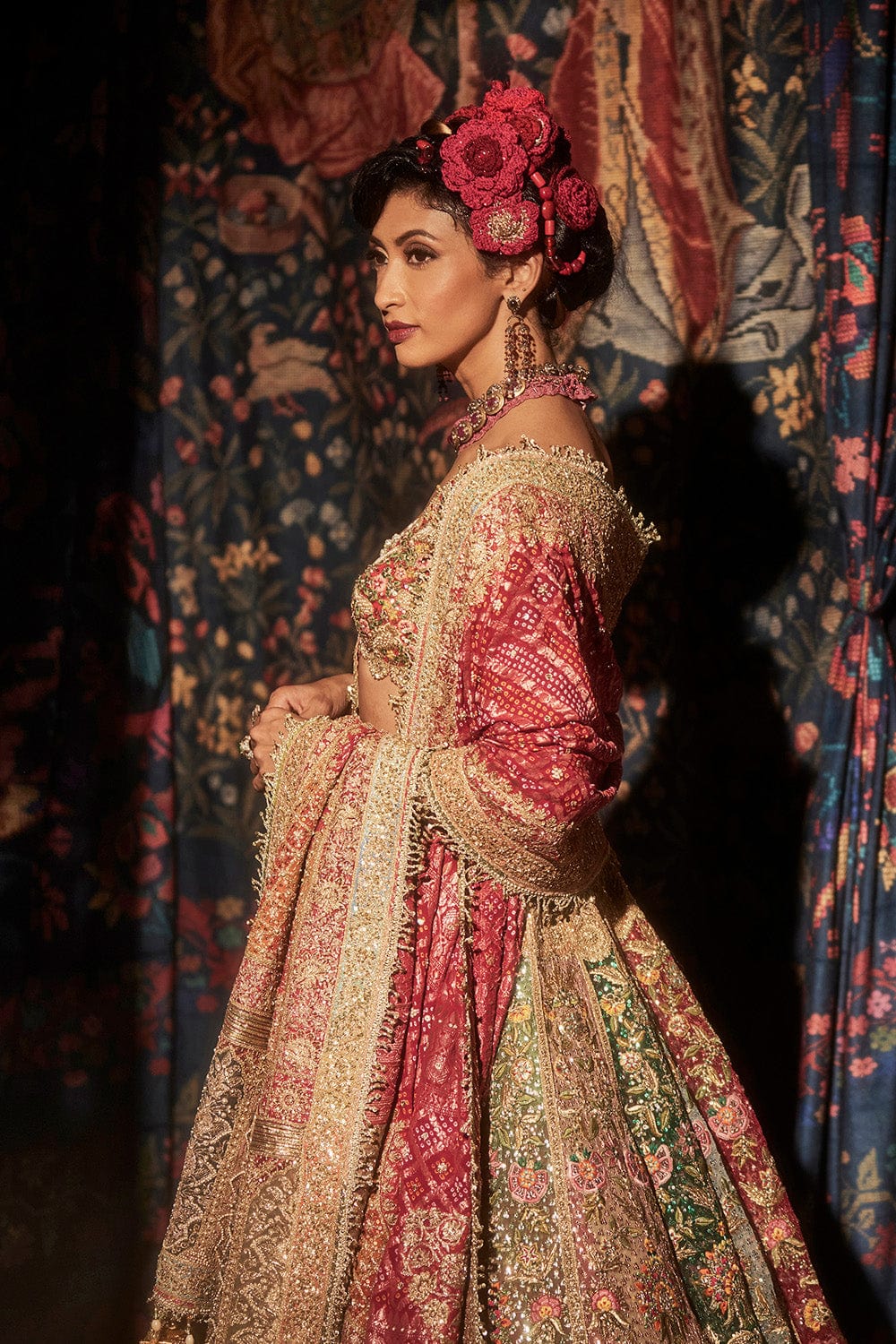 Multicolour Lehenga Set