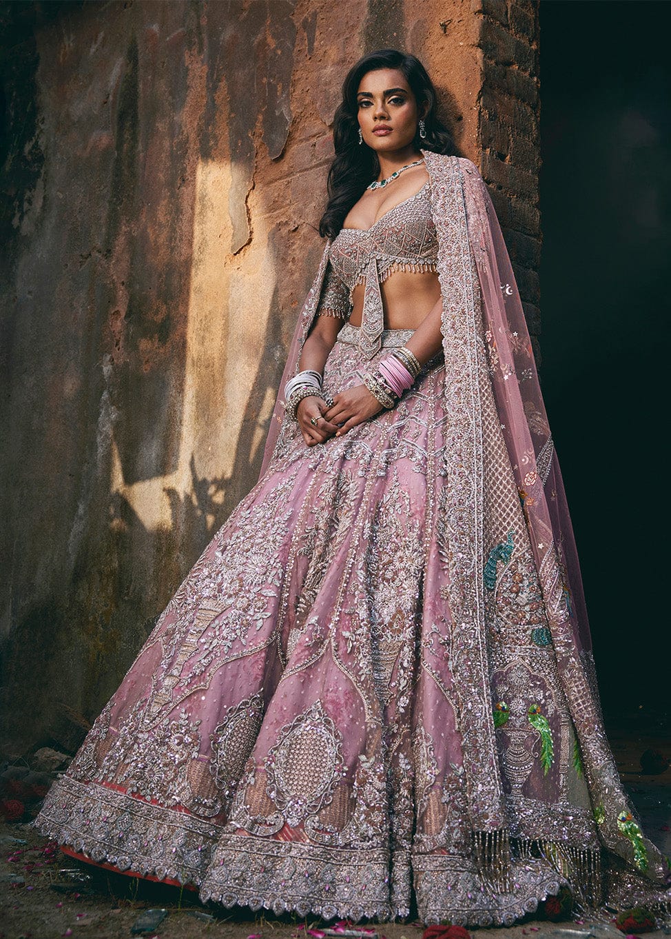 Blush Pink Vase of Plenty Lehenga